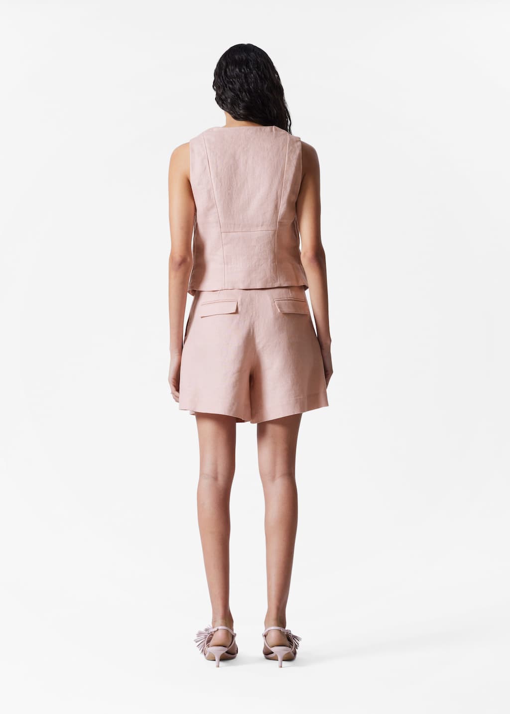 Image of Gilet sartoriale in lino