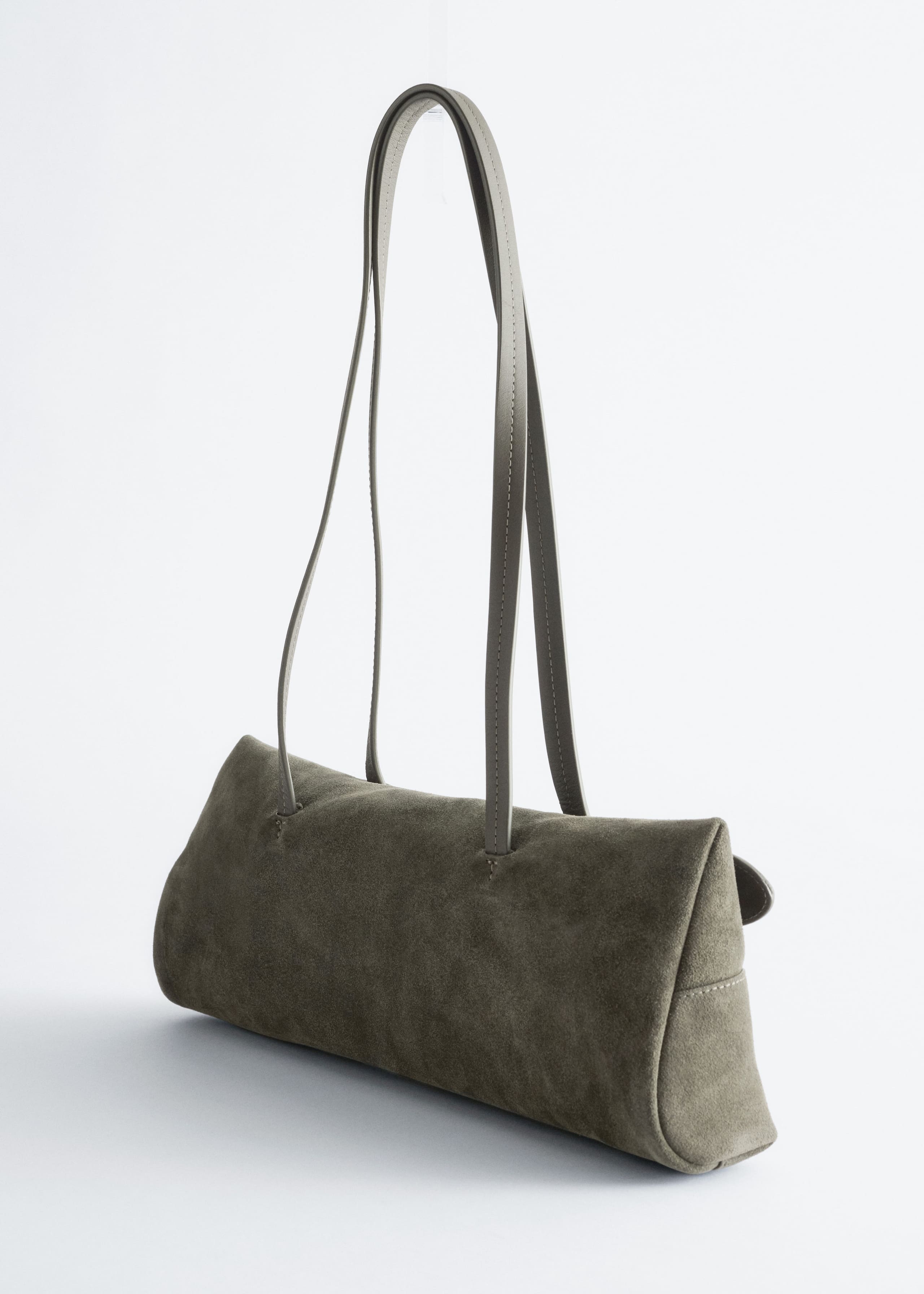 Image of Slim Leather Shoulder Bag