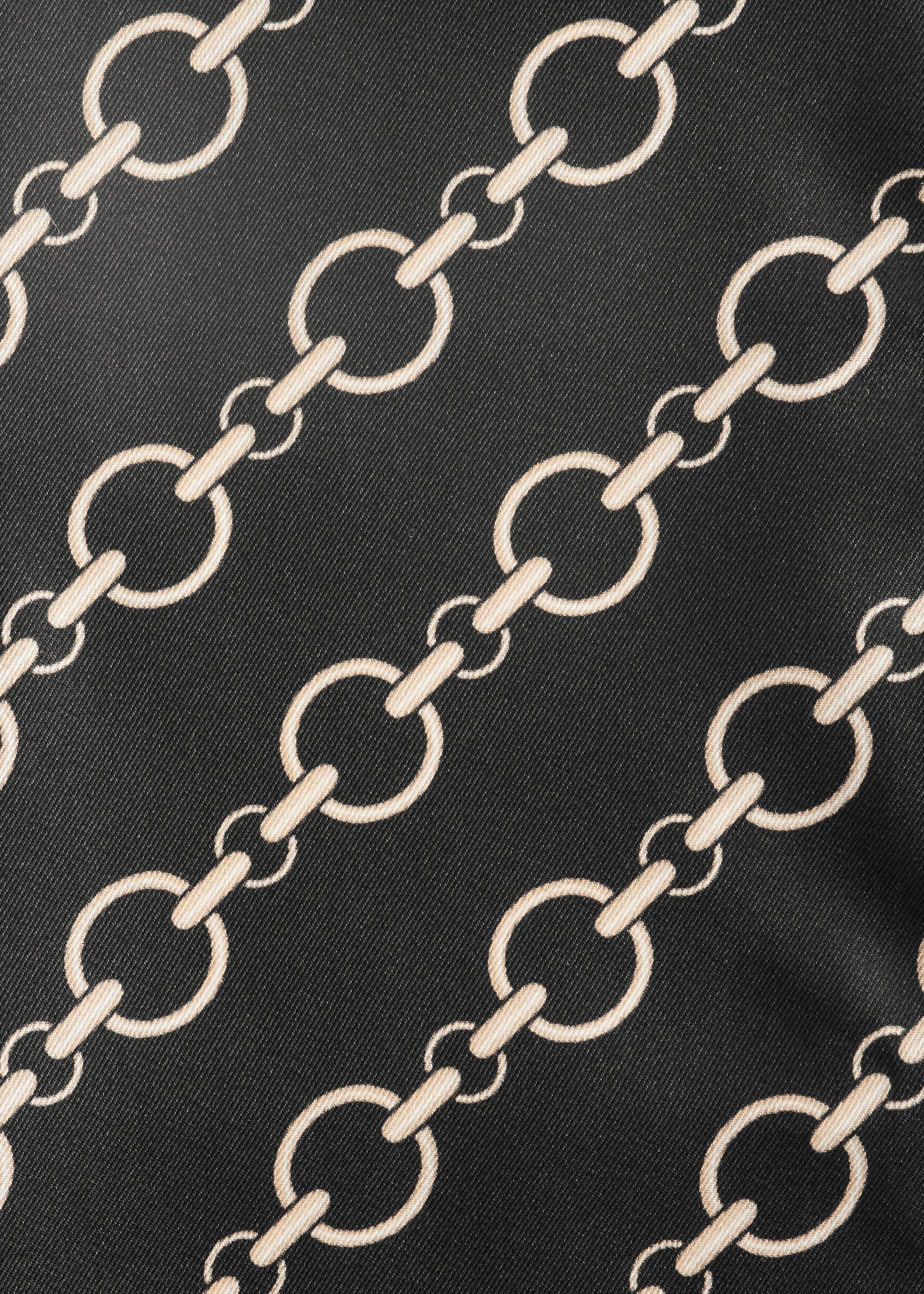 Slim Silk Print Scarf - {{variantName}} - Descriptive Detail