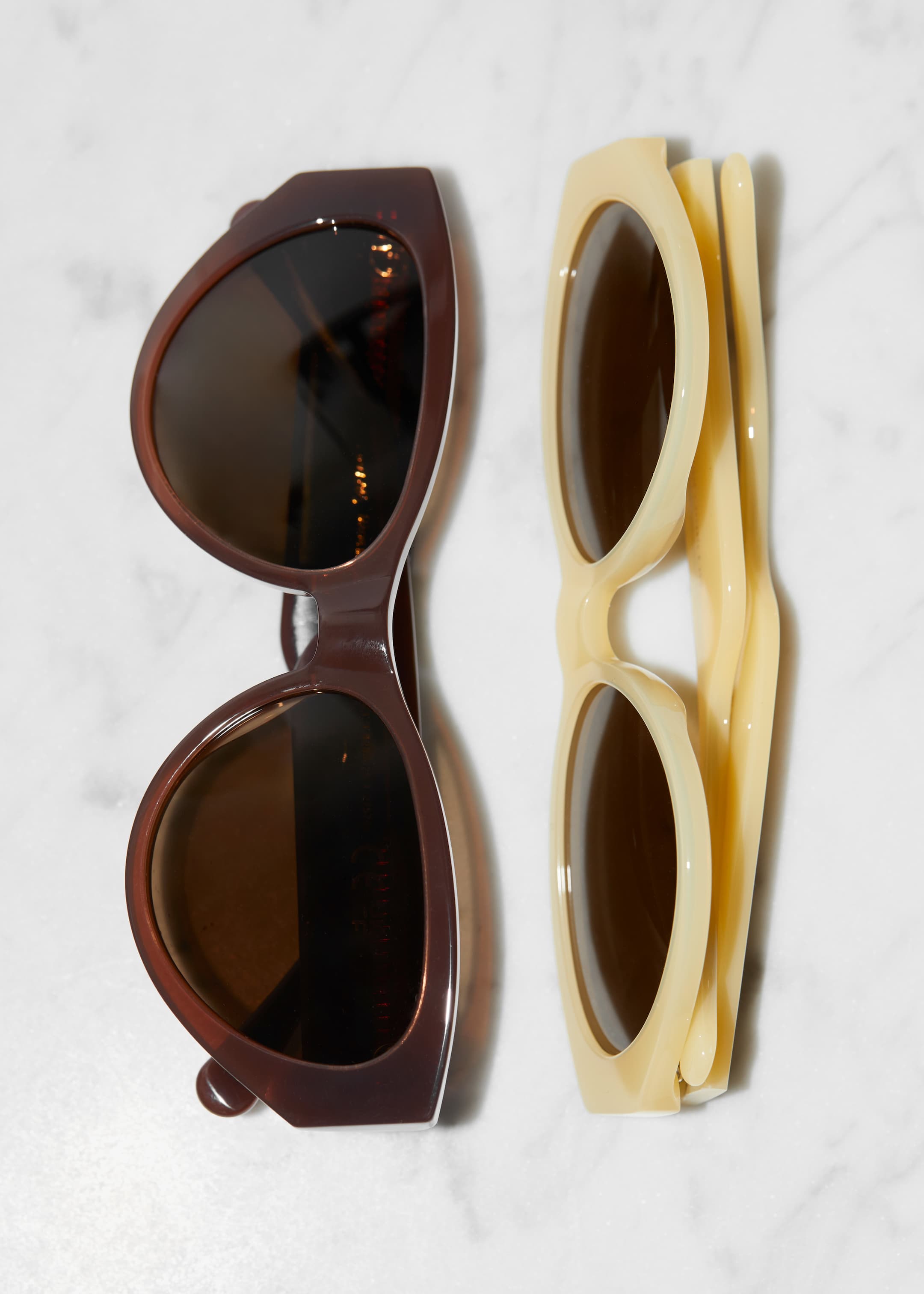 Visualizza immagine più grande: Occhiali da sole cat-eye polarizzati in acetato - Giallo chiaro - DONNA | H&M IT 3