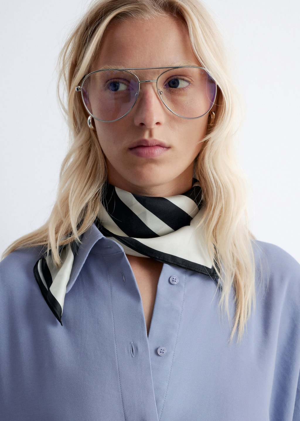 Image of Oversized Quarter-Sleeve Shirt