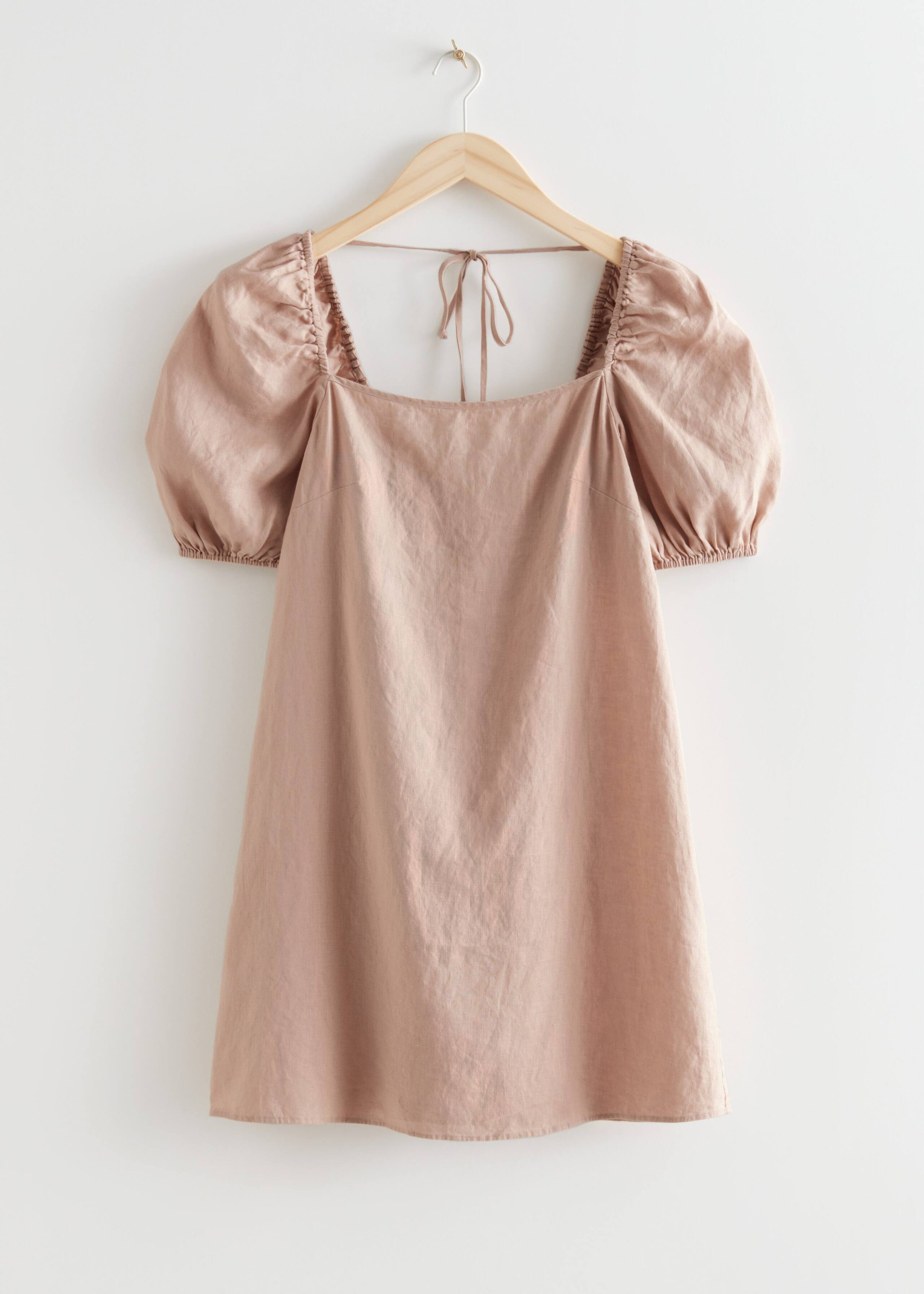 Linen Mini Dress - Beige - Still Life