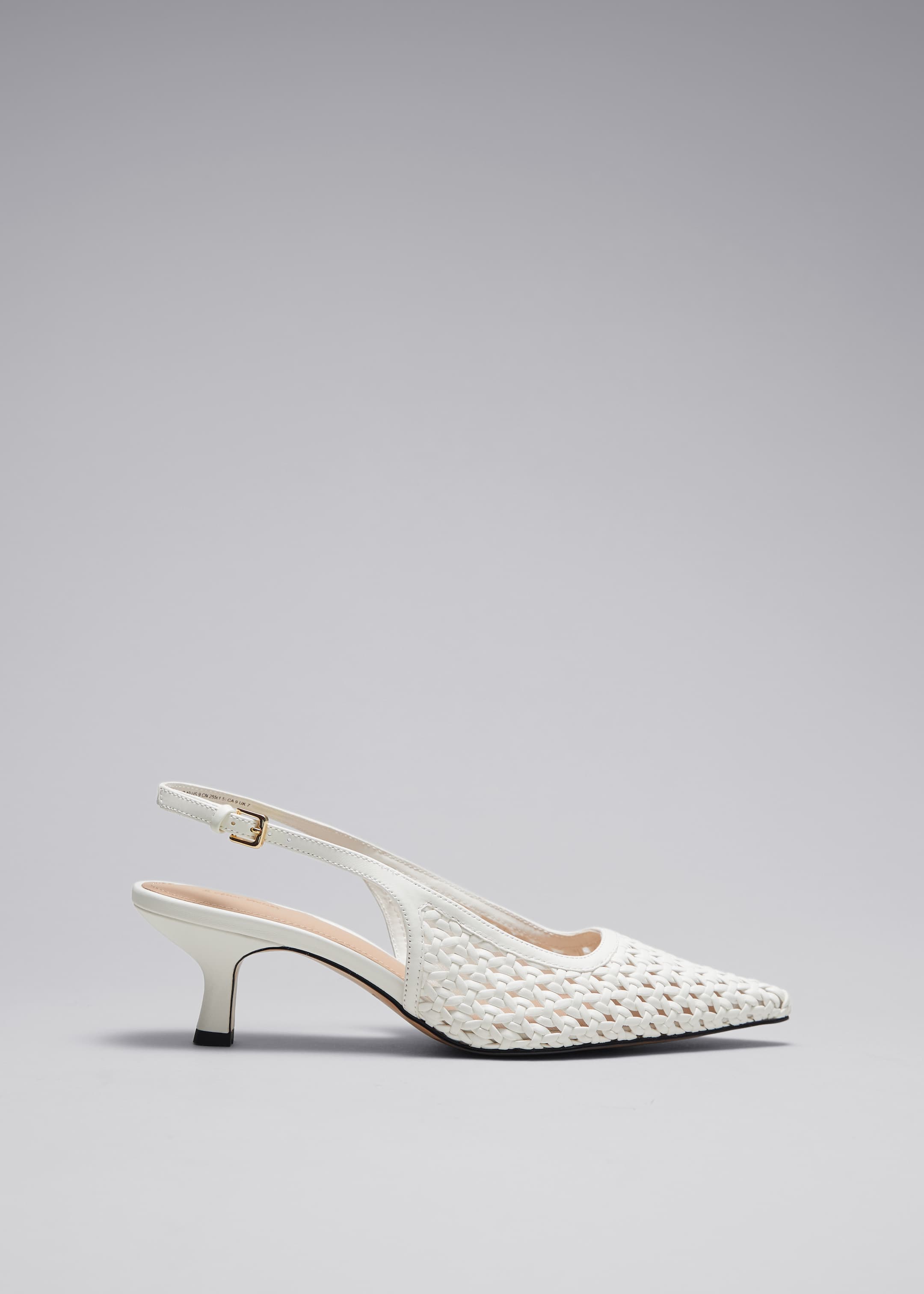 View larger image: Braided Leather Pumps - White - Ladies | H&M GB 1