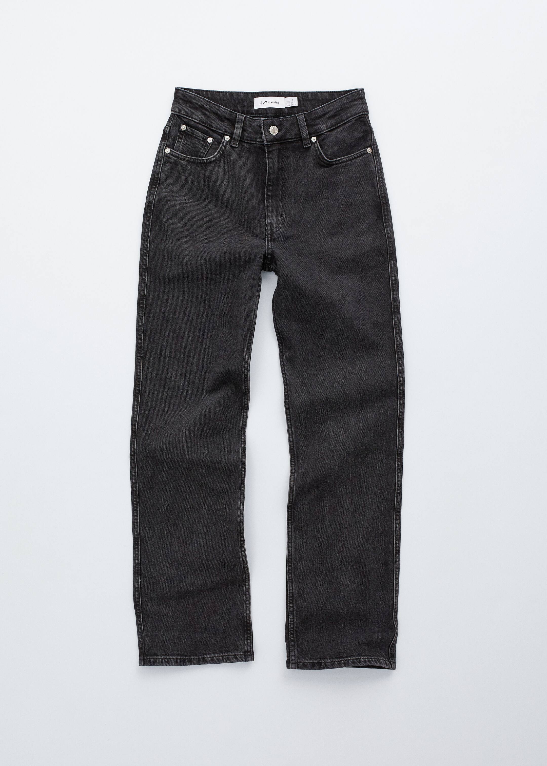 Ver imagen más grande: Vaqueros de perneras rectas y cintura alta - Negro - MUJER | H&M ES 7