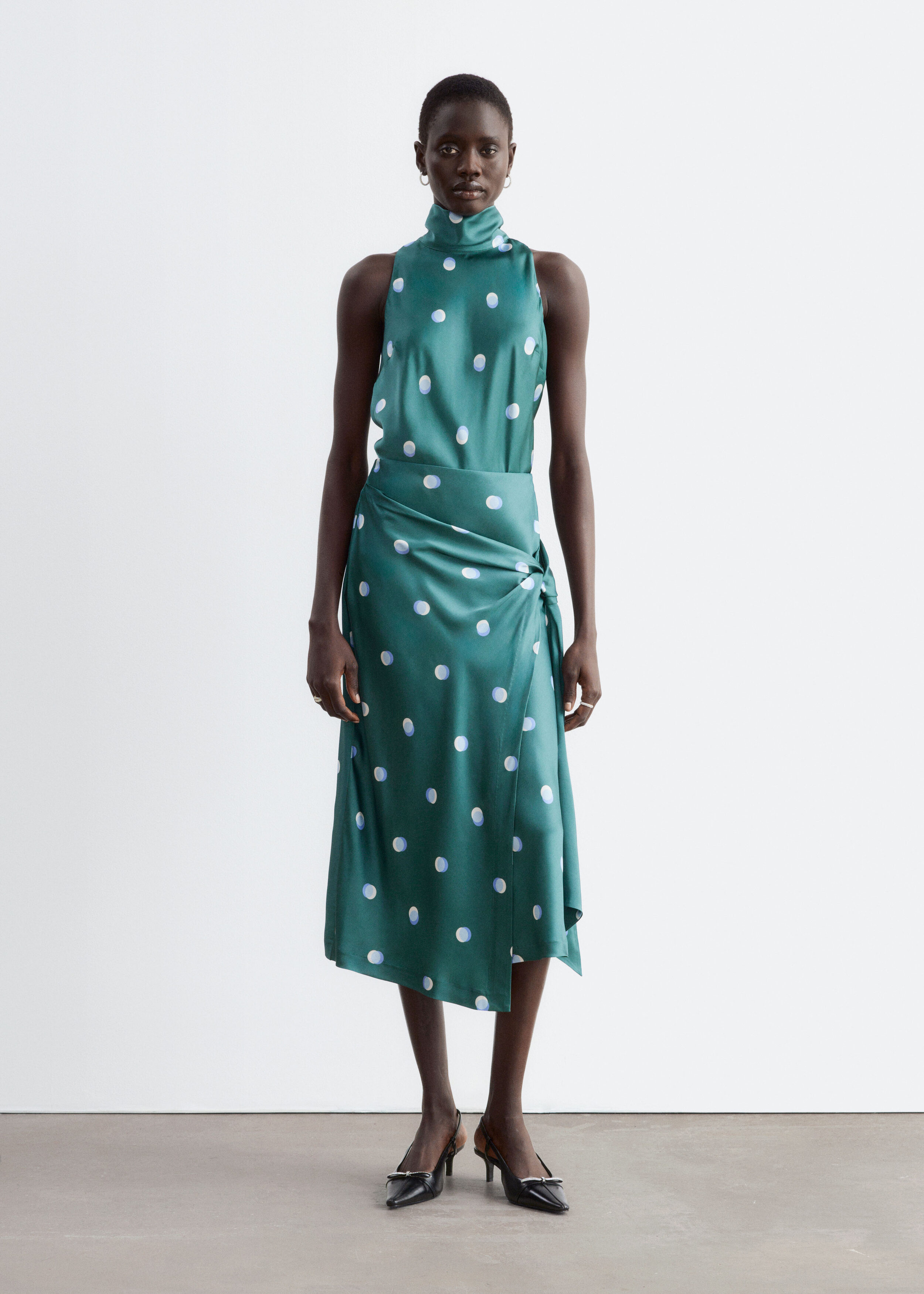 Draped Midi Skirt by & Other Stories