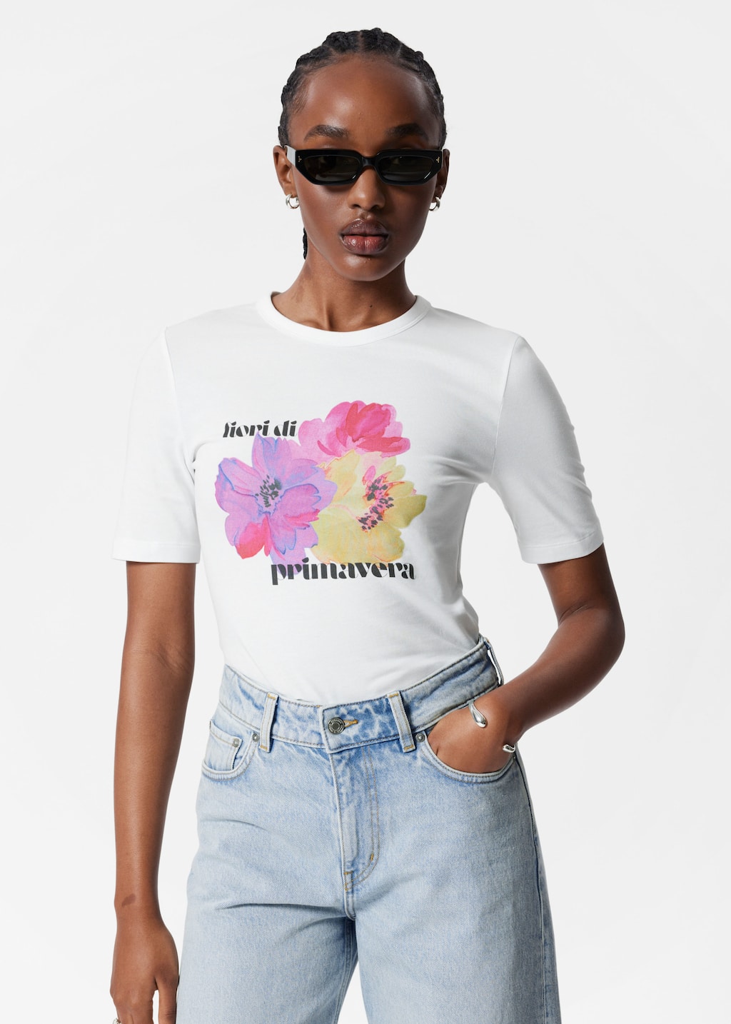 T-shirt imprimé - Blanc - Lookbook