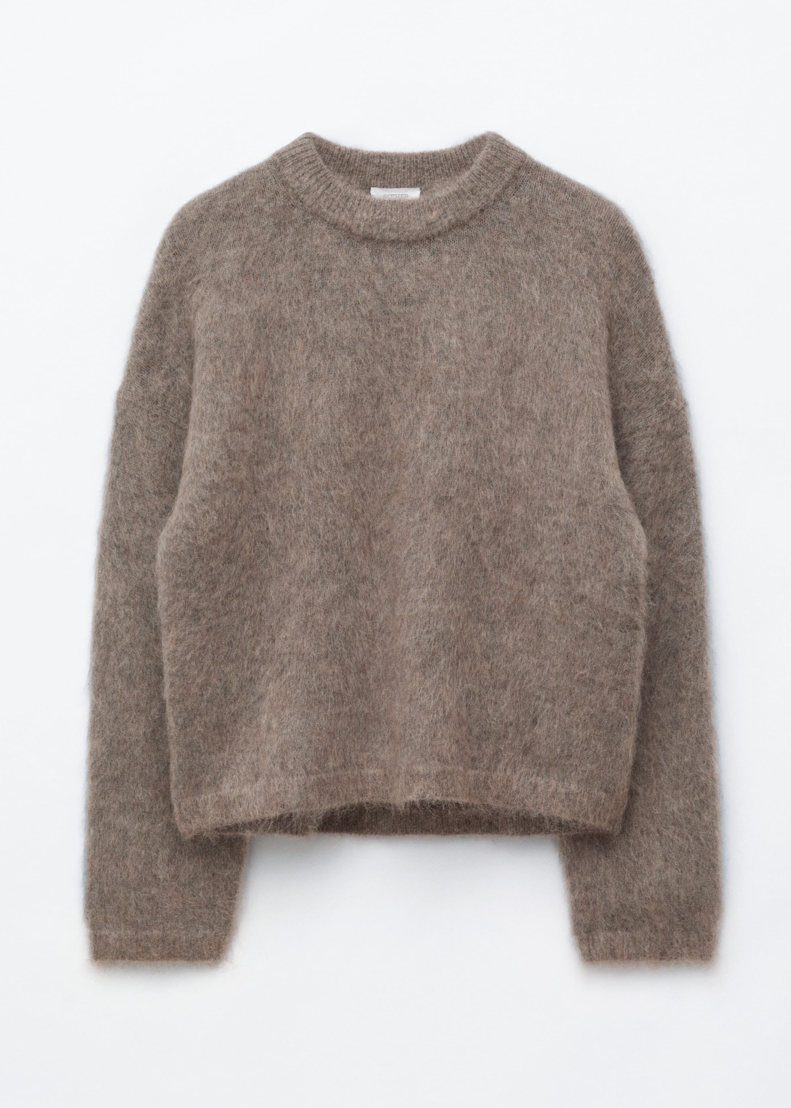 Mohair-Blend Jumper - Dark Mole - Still Life
