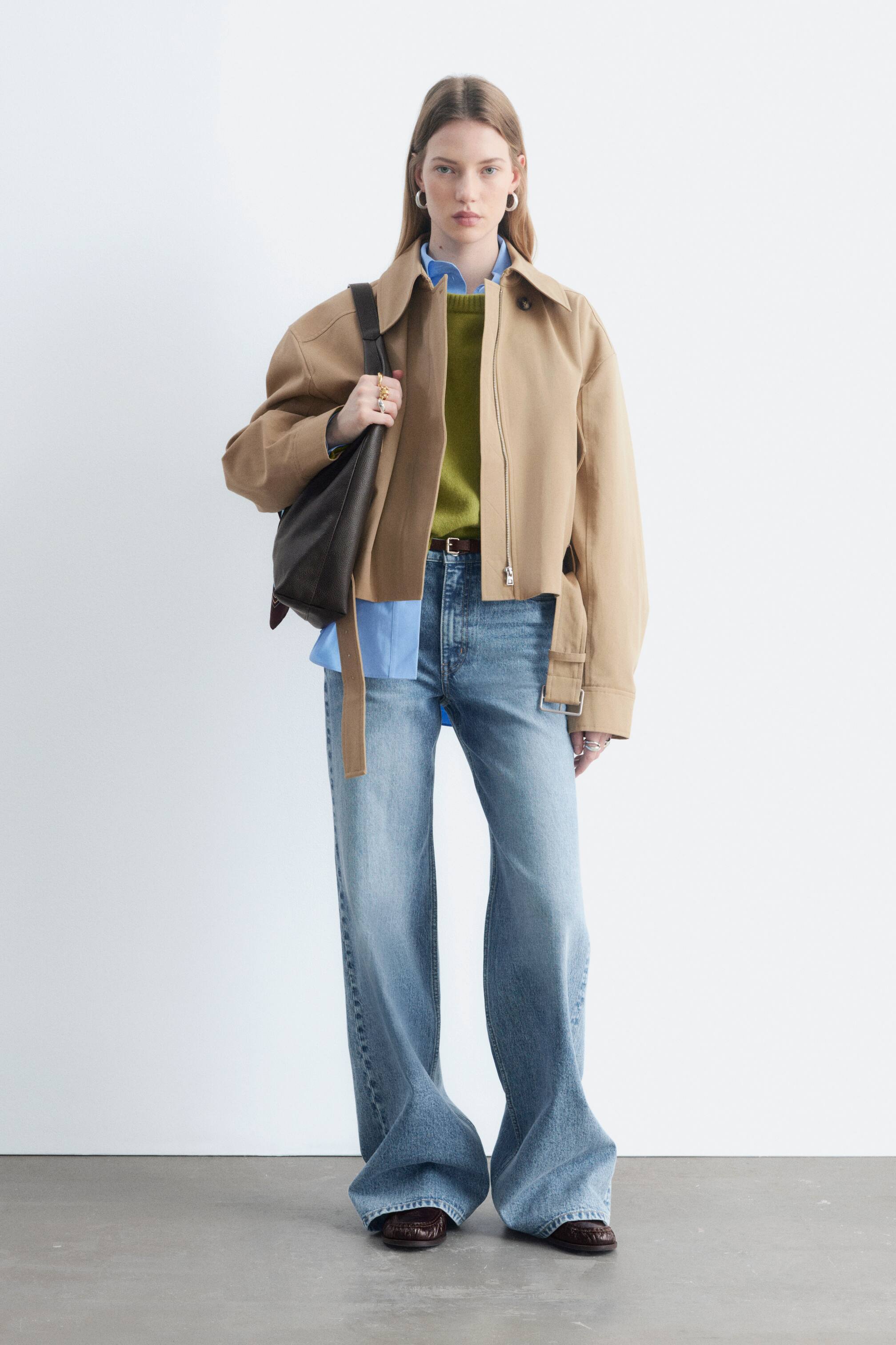 Größeres Bild ansehen: Jeans mit weitem Bein - Hellblau - Ladies | H&M DE 1
