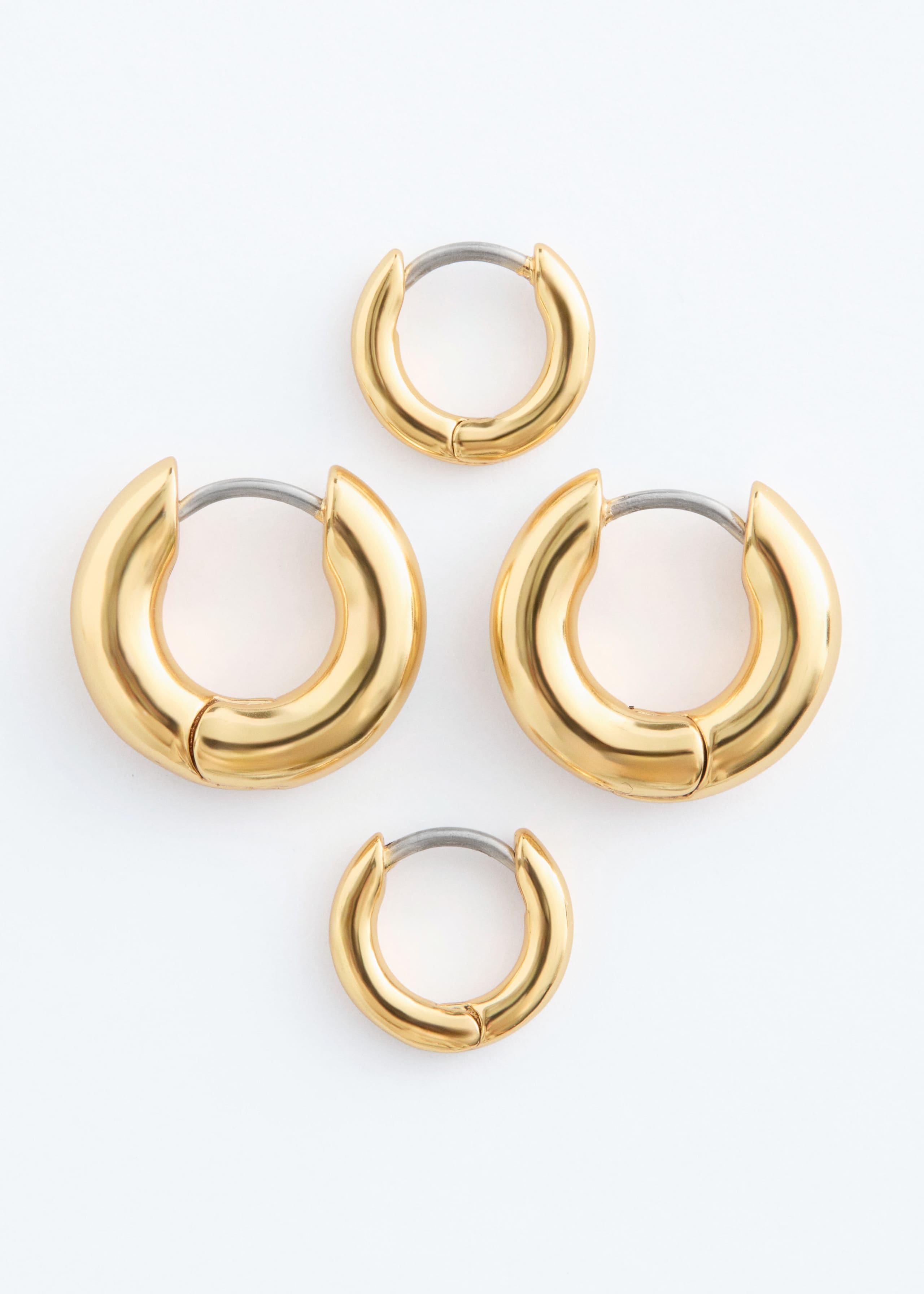 Image of Chunky Hoop Earring Set