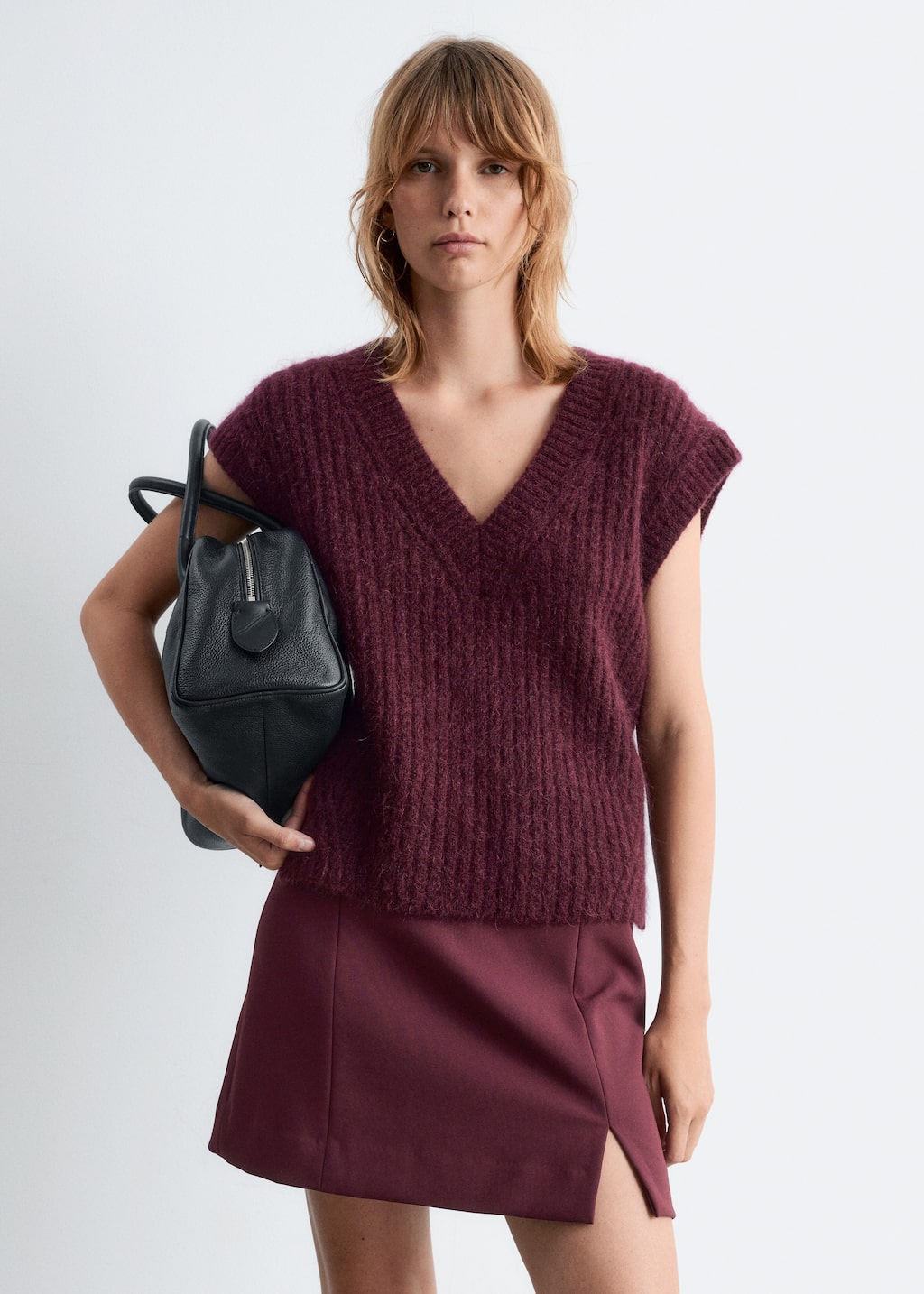 Image of High-Waist Mini Skirt