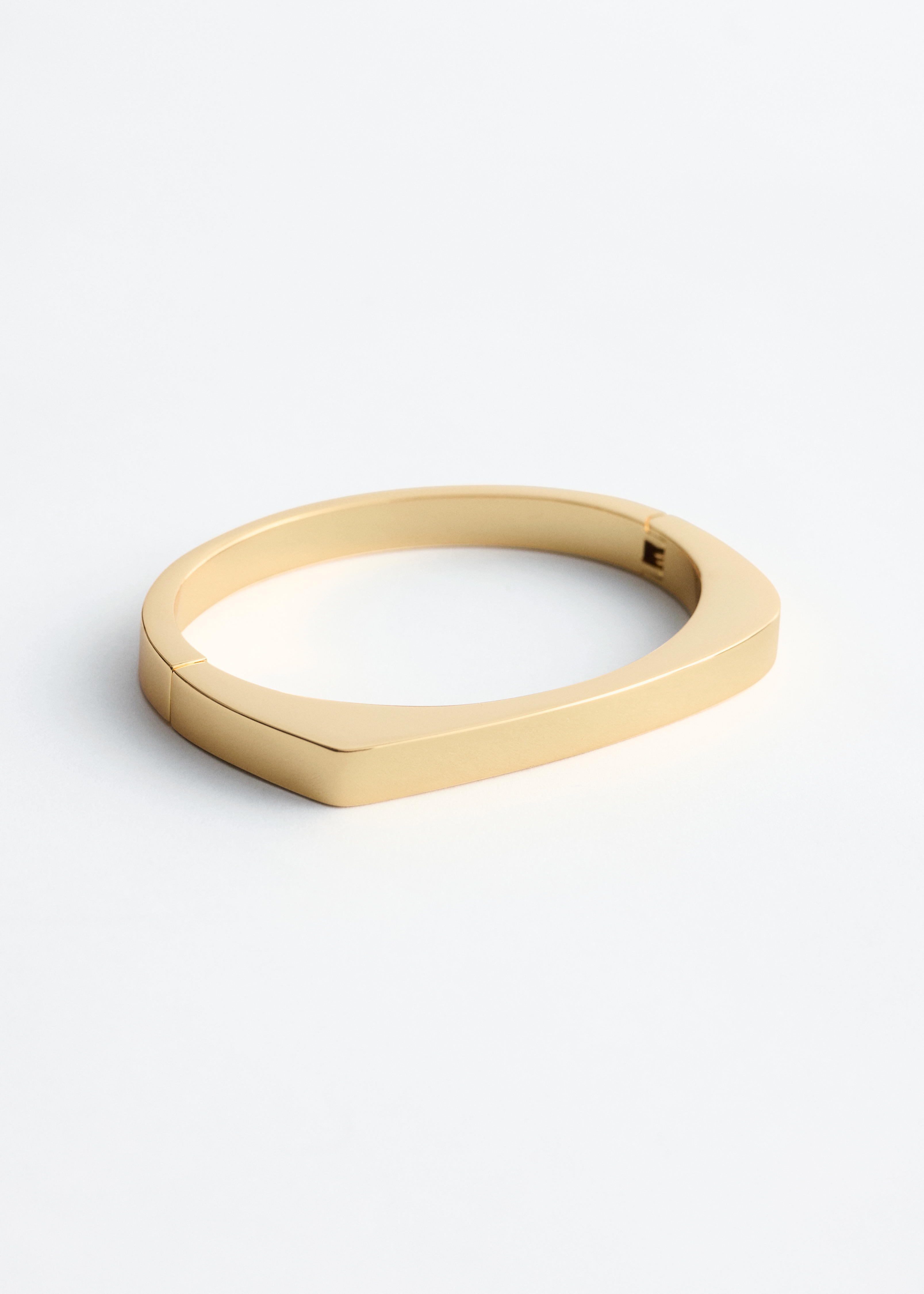 Angular Bangle Bracelet - Gold