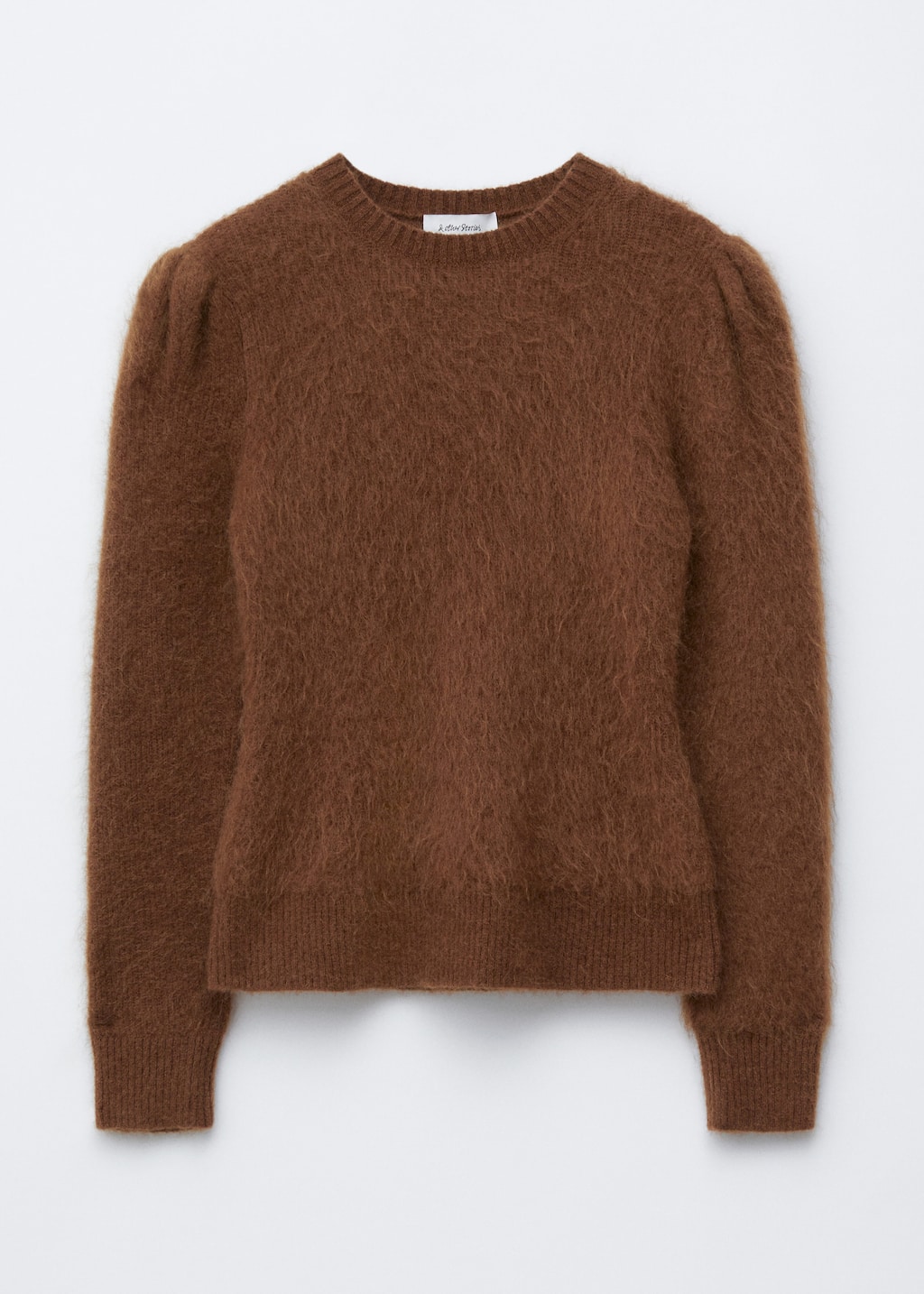 Image of Mohair-Blend Puff-Sleeve Jumper