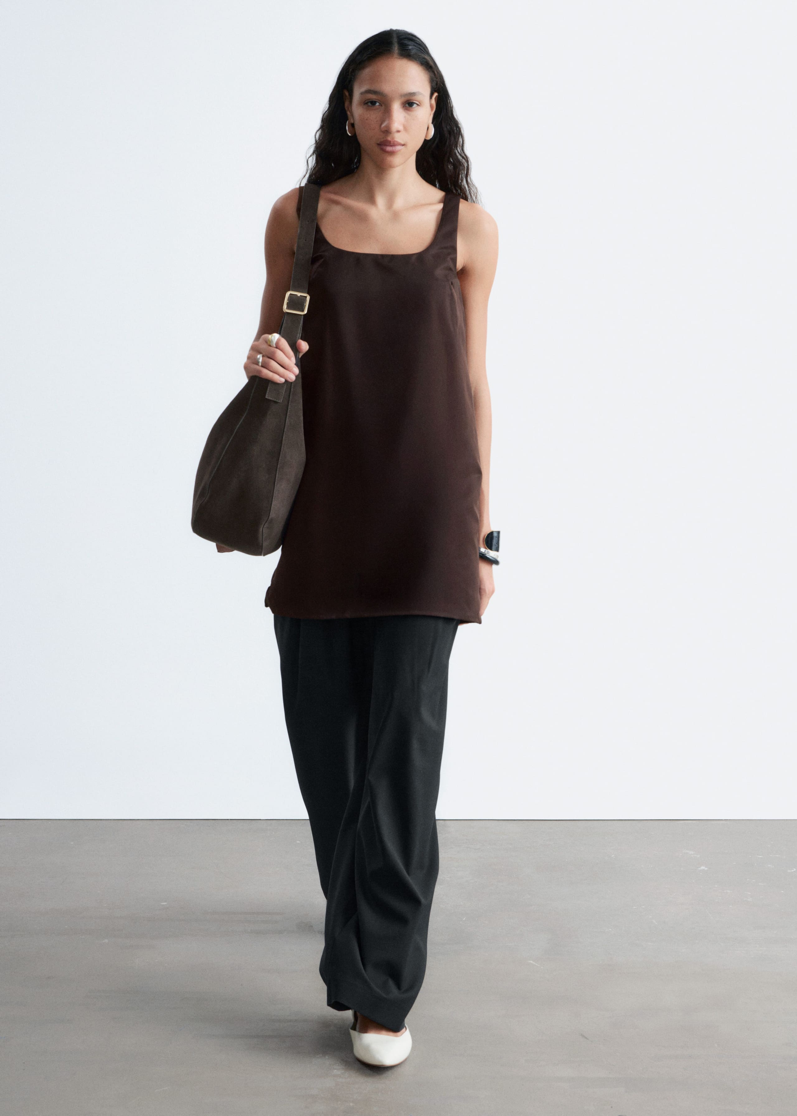 Image of Sculpted Drawstring Mini Dress