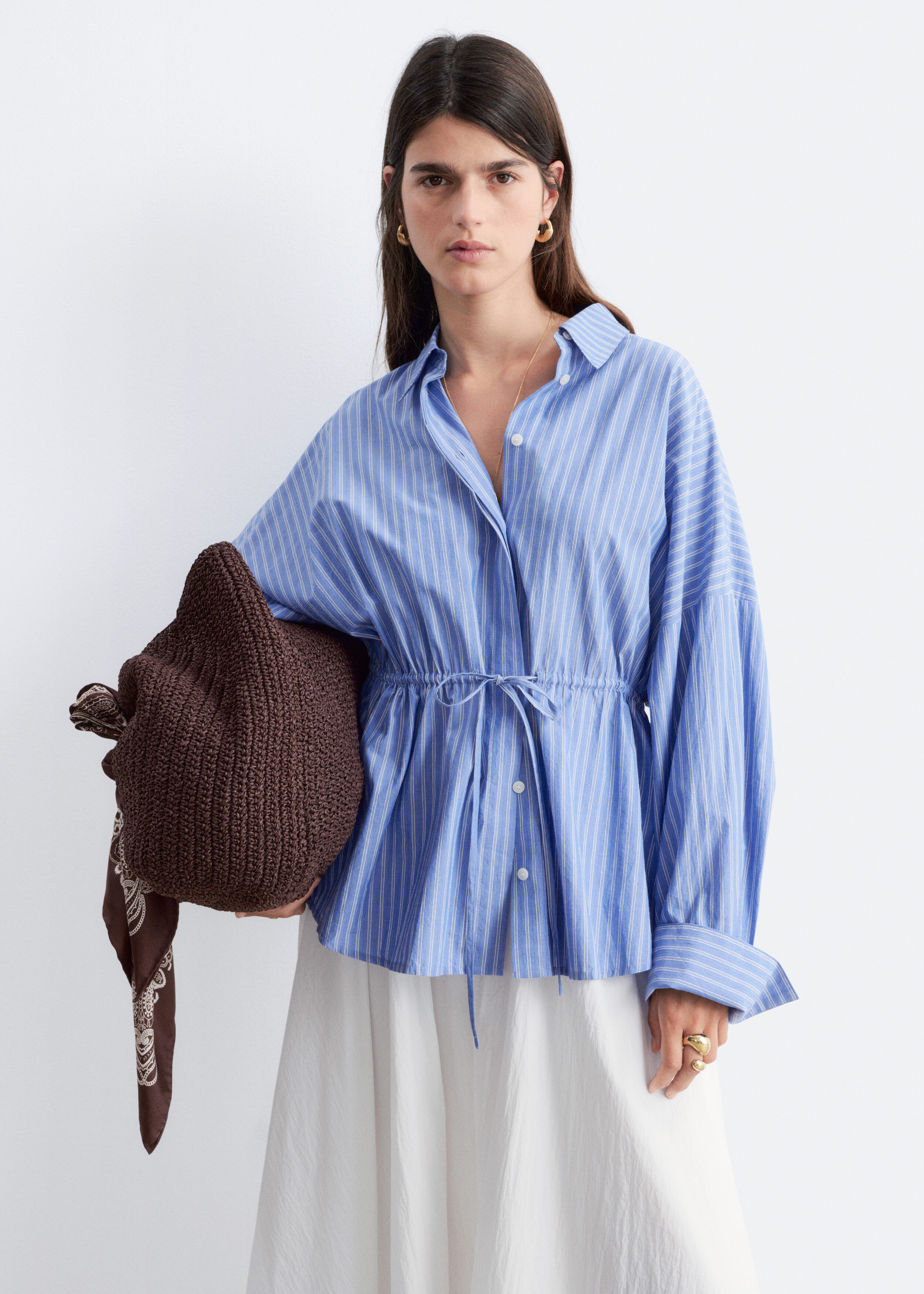 Asymmetric Ruffle Blouse - Black - Blouses - & Other Stories GG