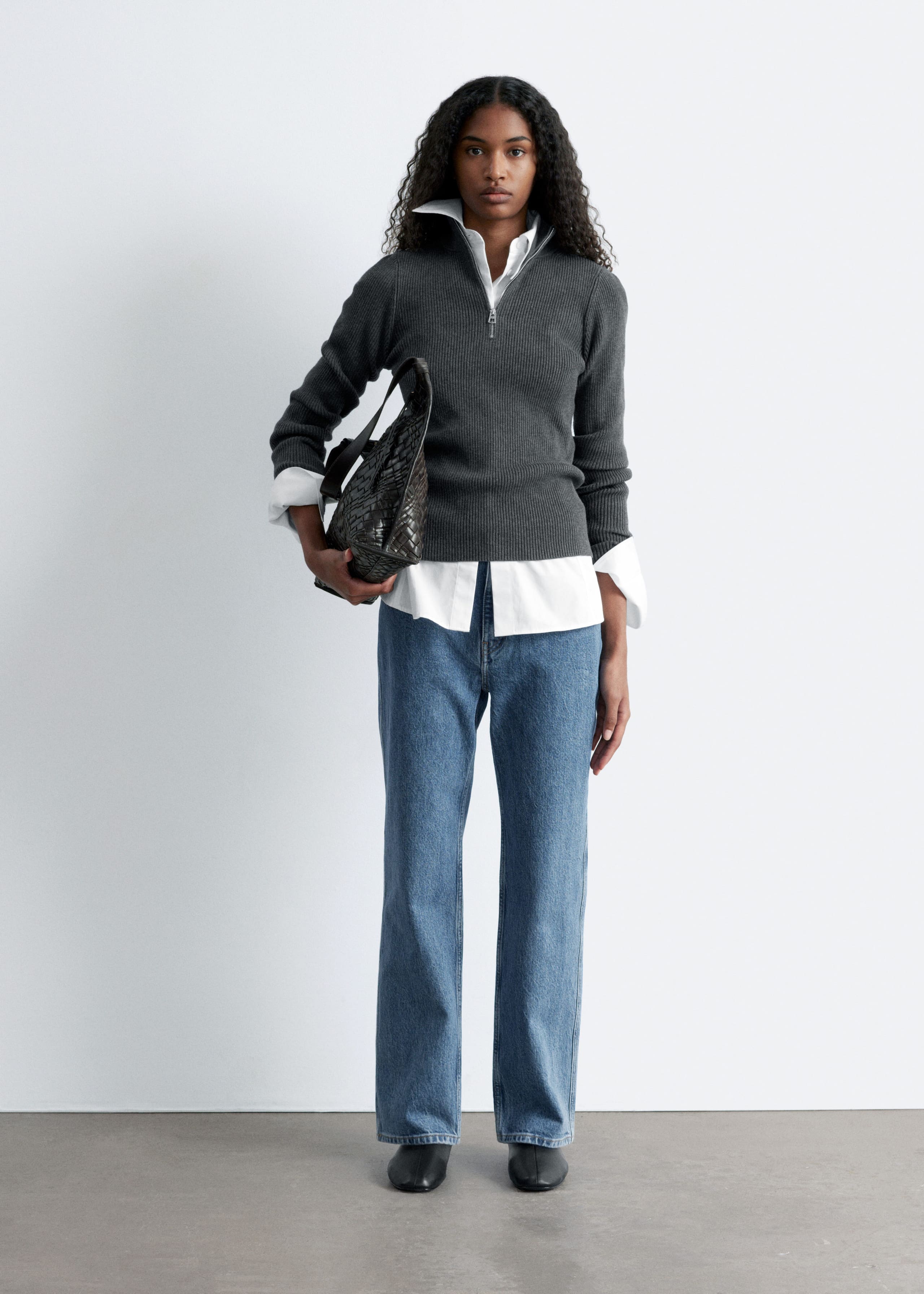 Image of Cropped Slim-Leg Jeans