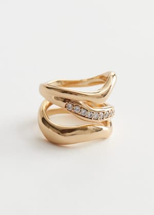 Gold-coloured and Multi