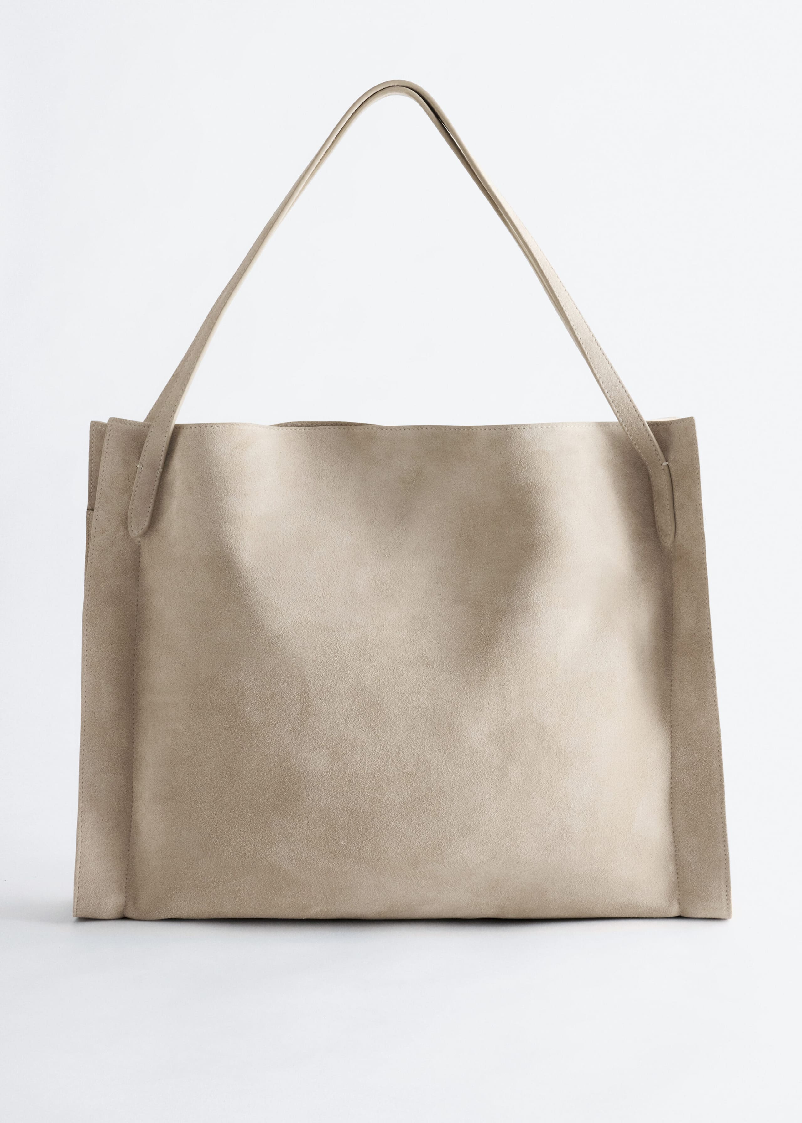 Soft Drape Open Tote - Beige - Still Life