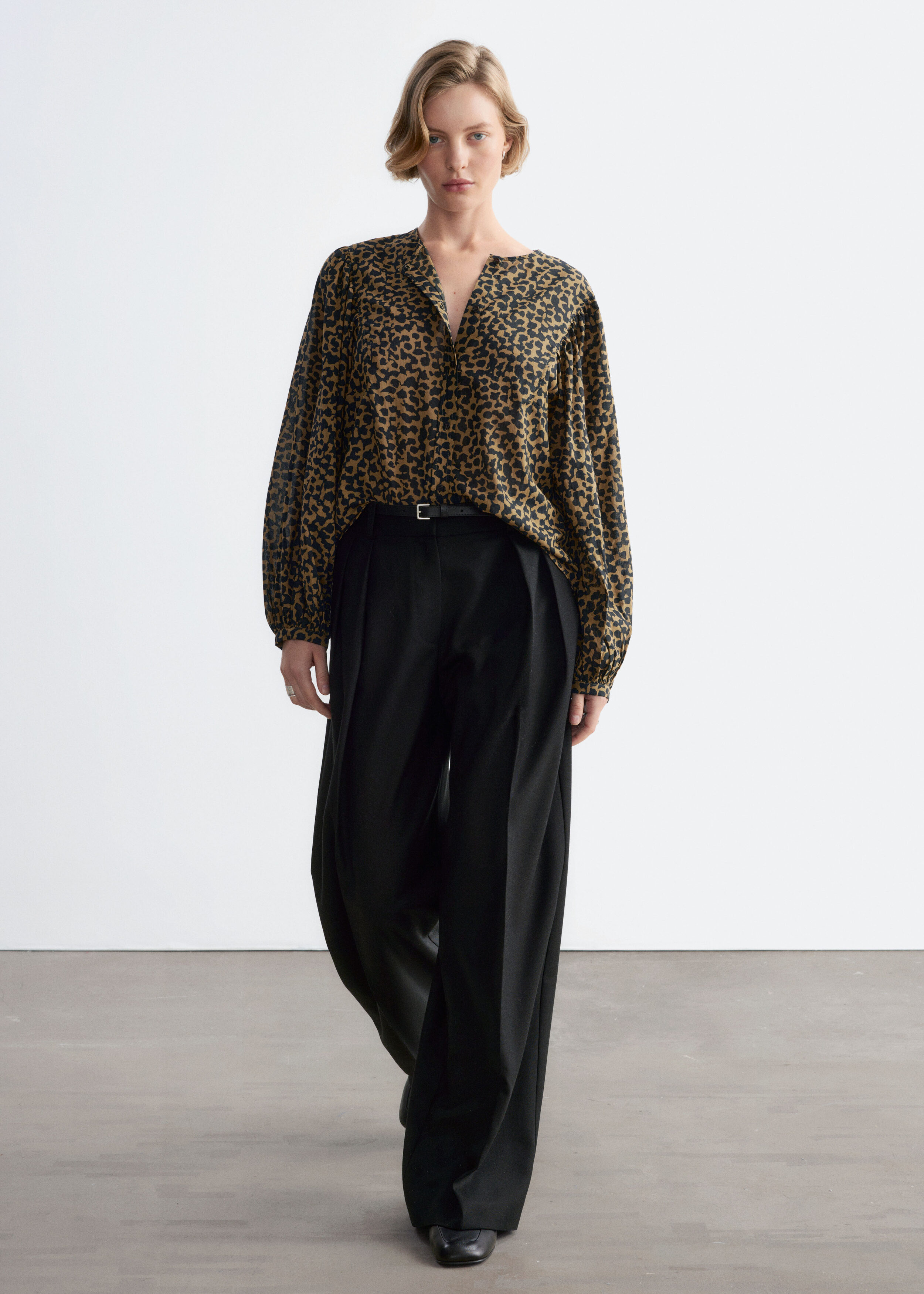 Gathered Cotton Blouse by & Other Stories