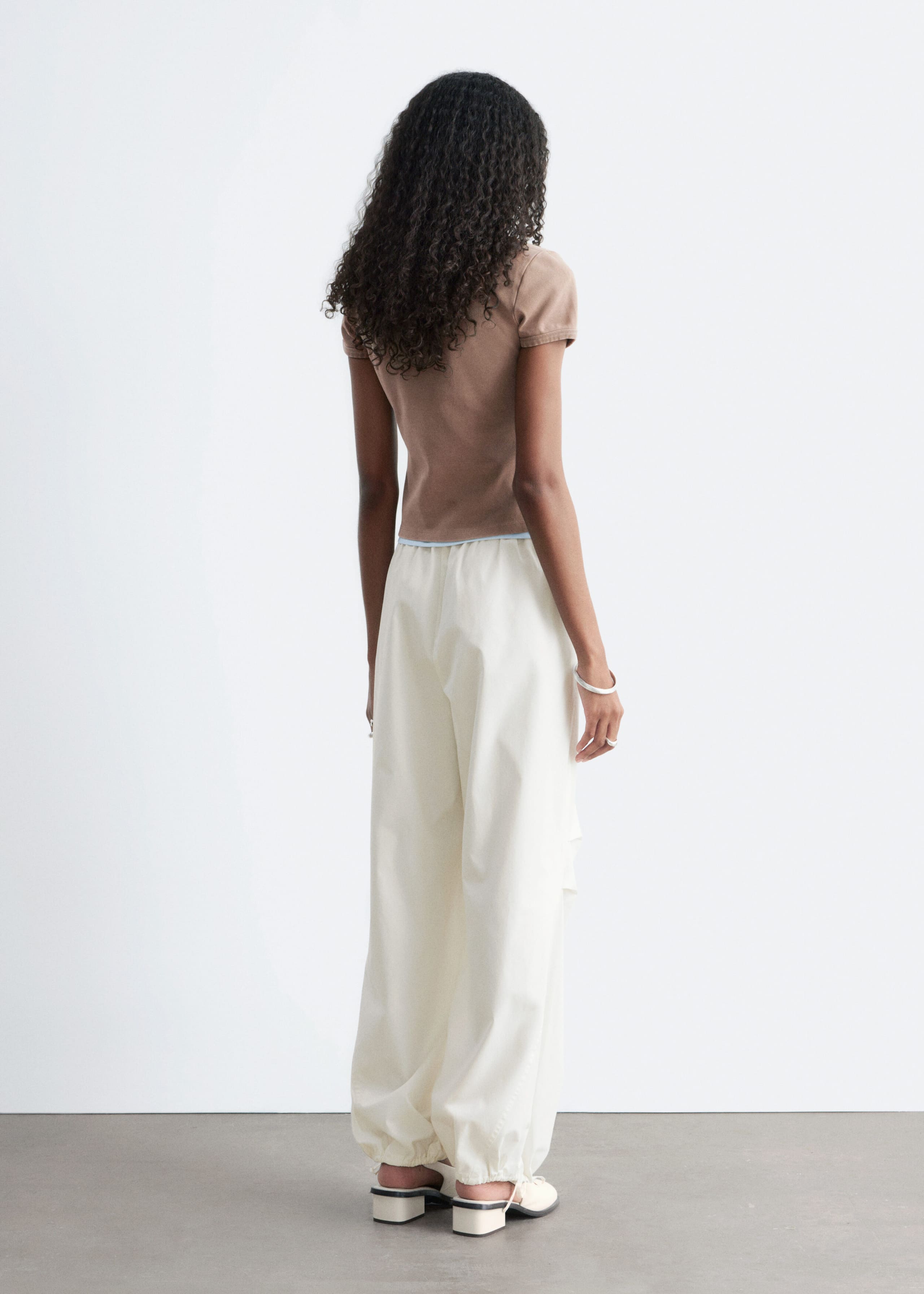 Image of T-shirt ajusté en jersey