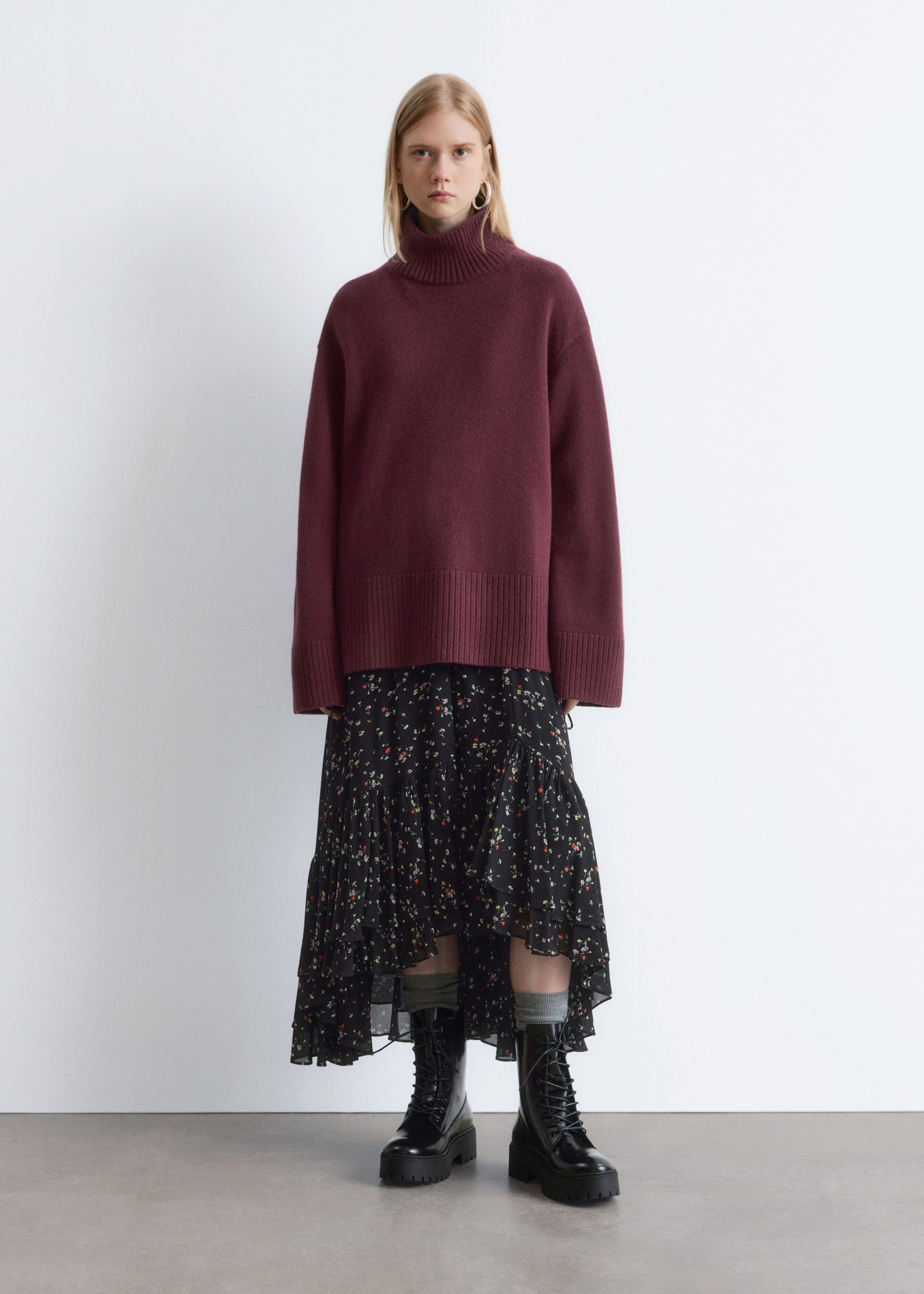 Image of Lace-Up Leather Boots