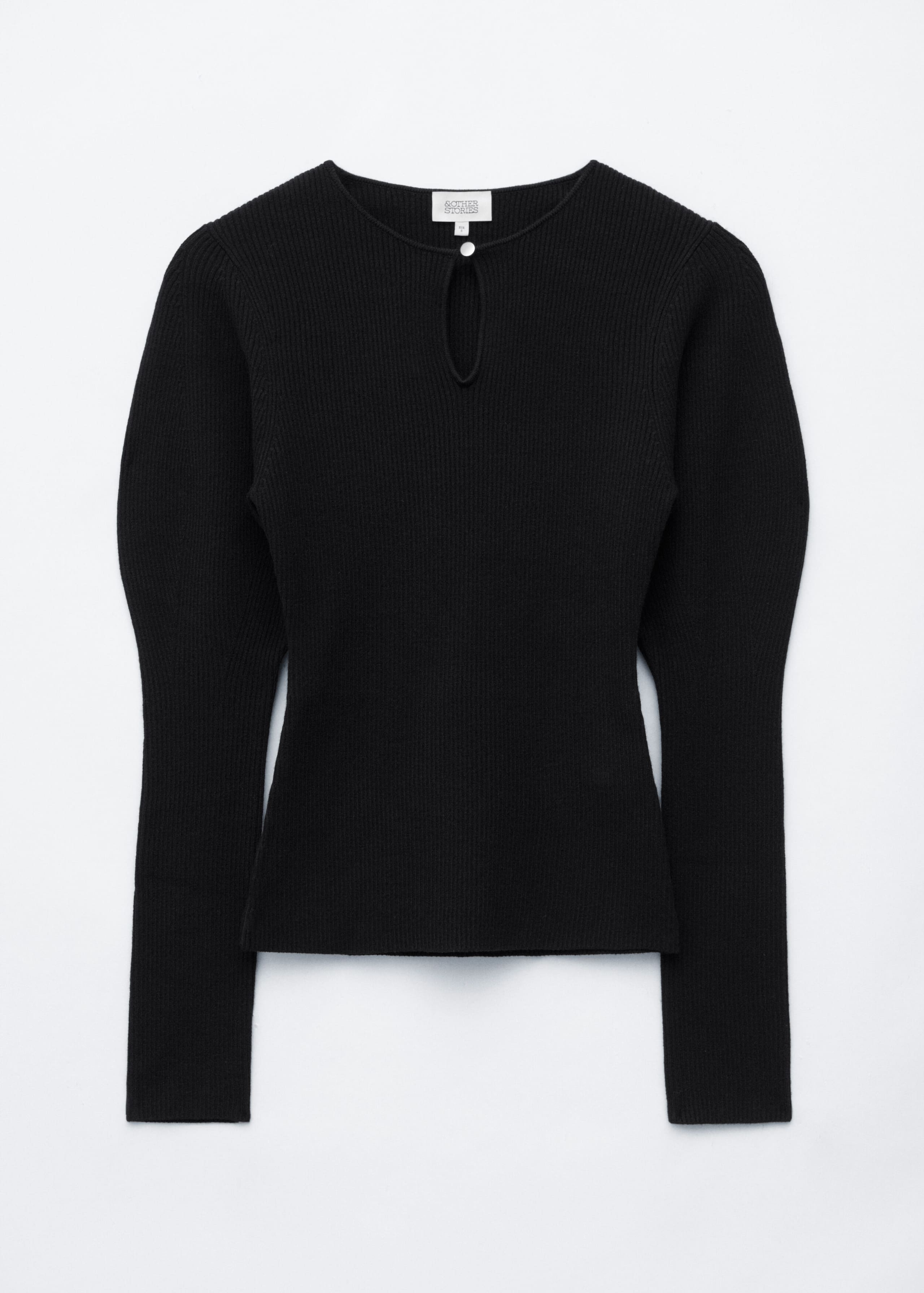 Ribbed Top - Black - Still Life