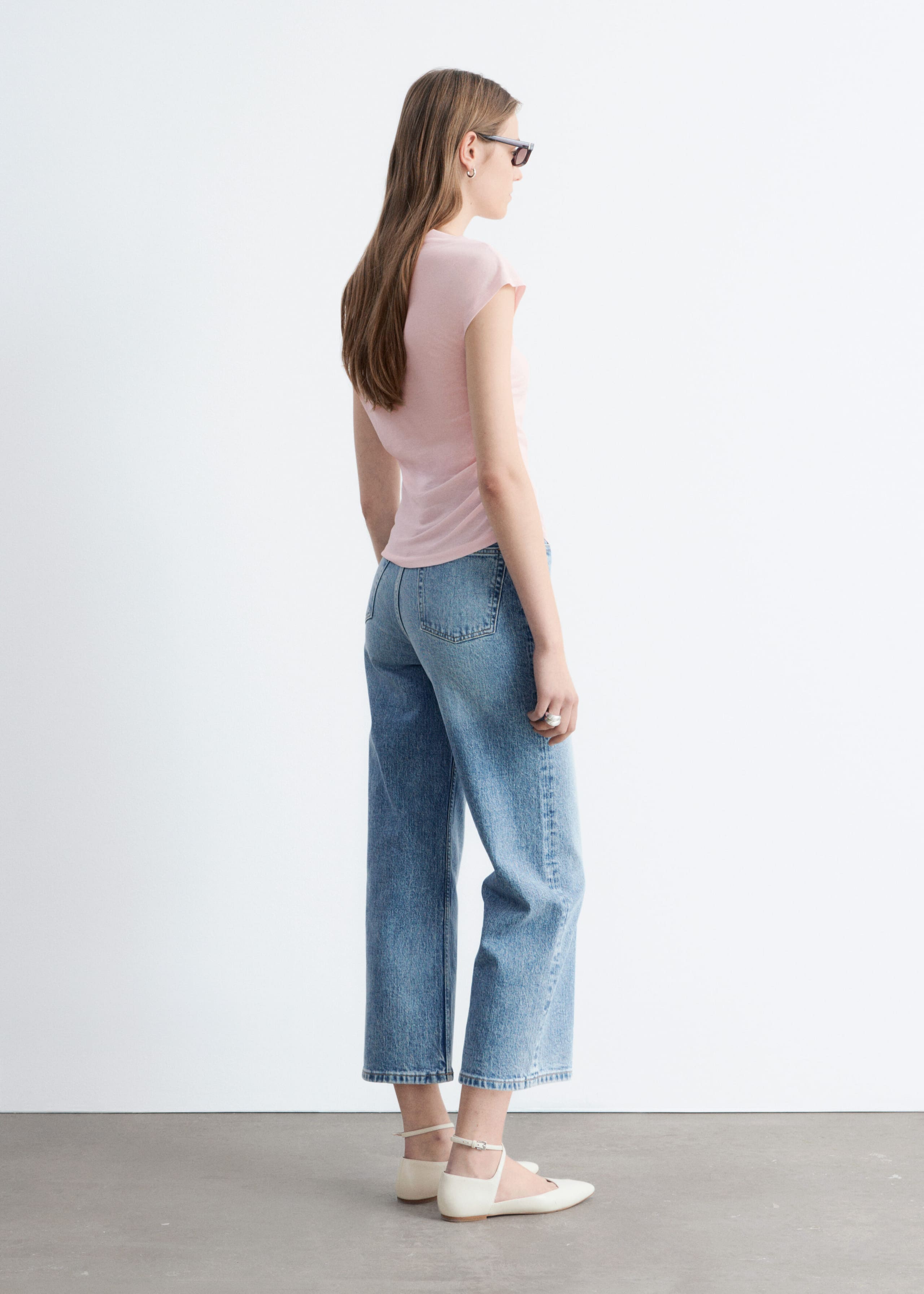 Image of Haut drapé en jersey