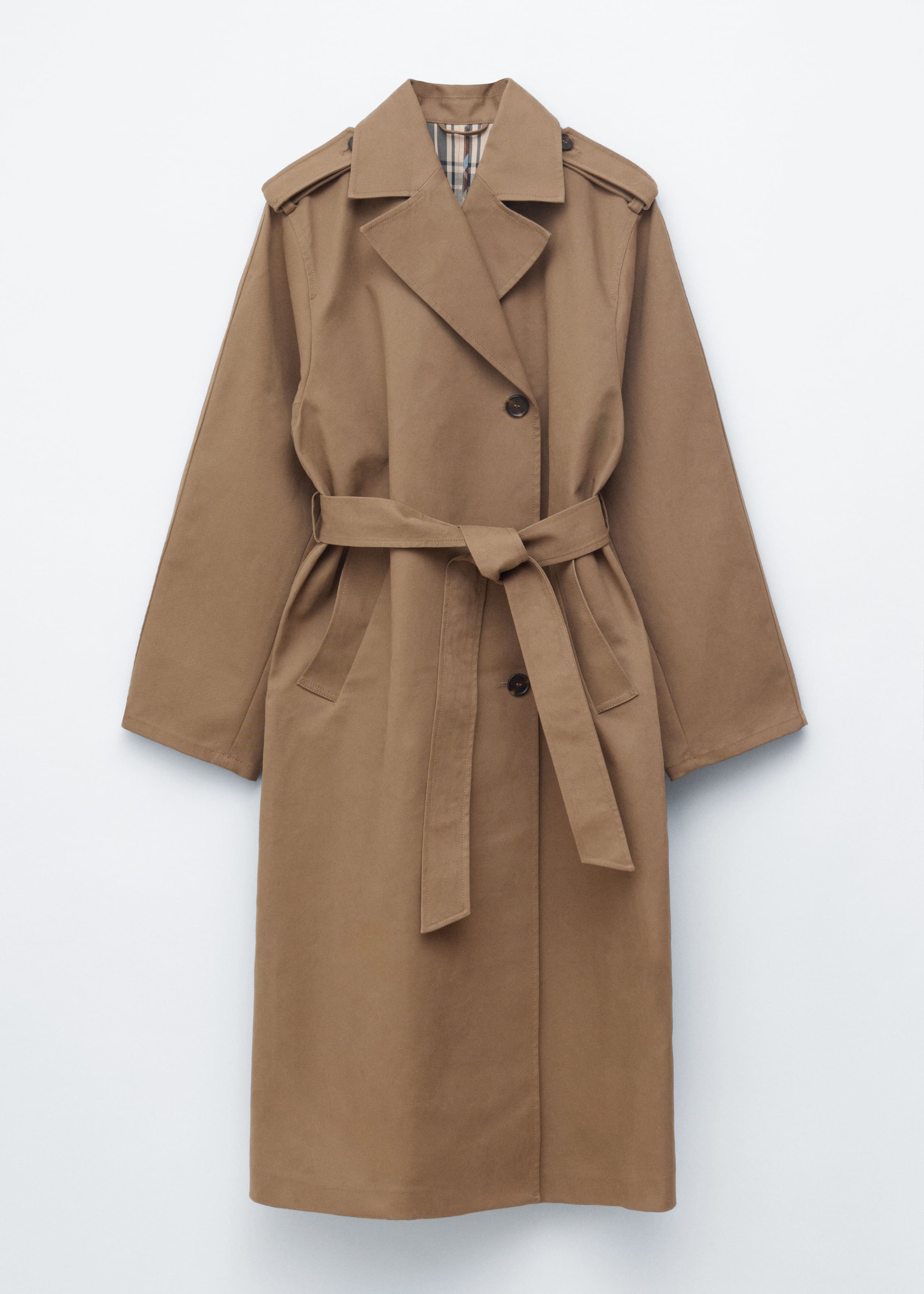 Image of Belted Trench Coat