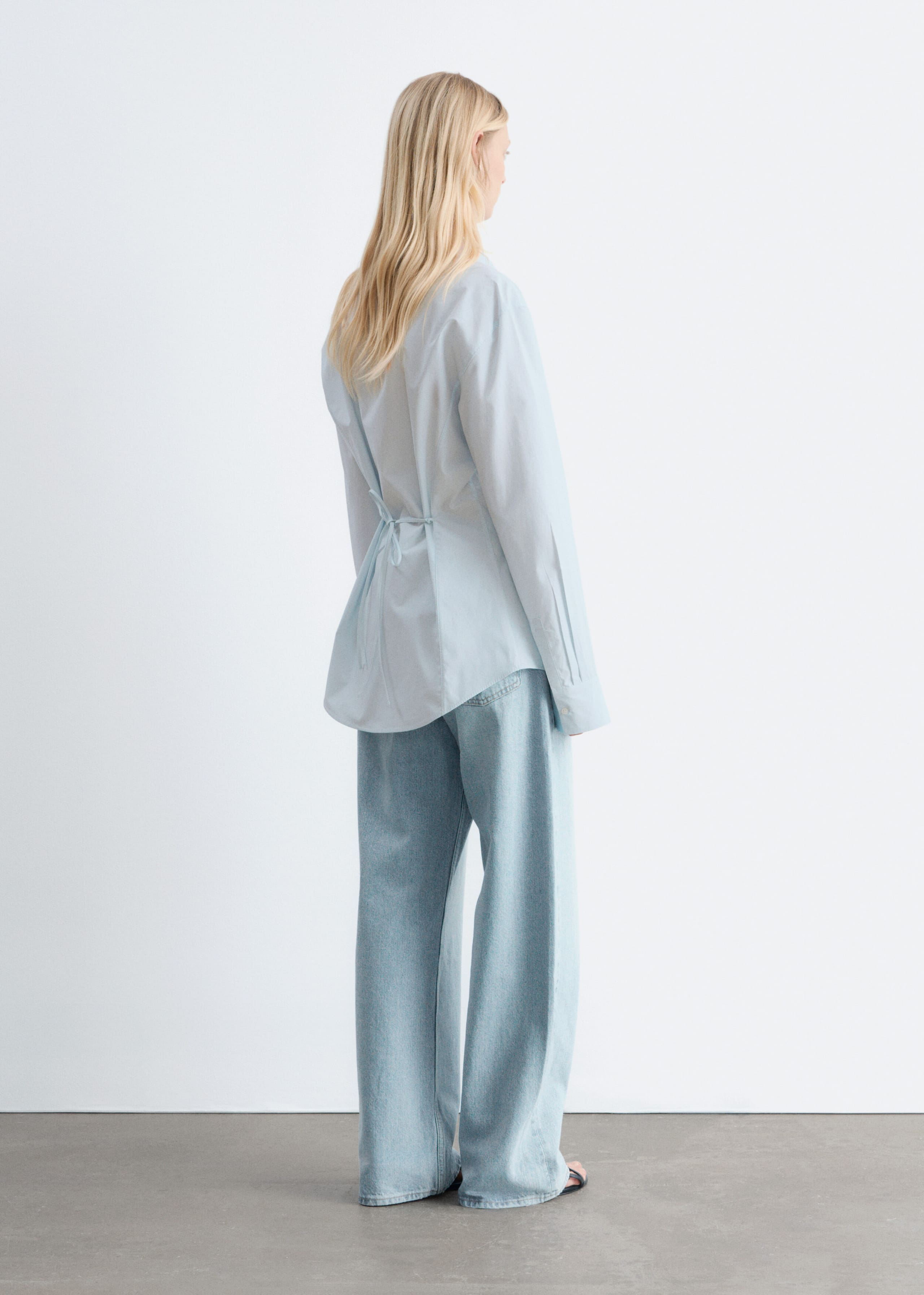 Image of Tapered Cotton Shirt