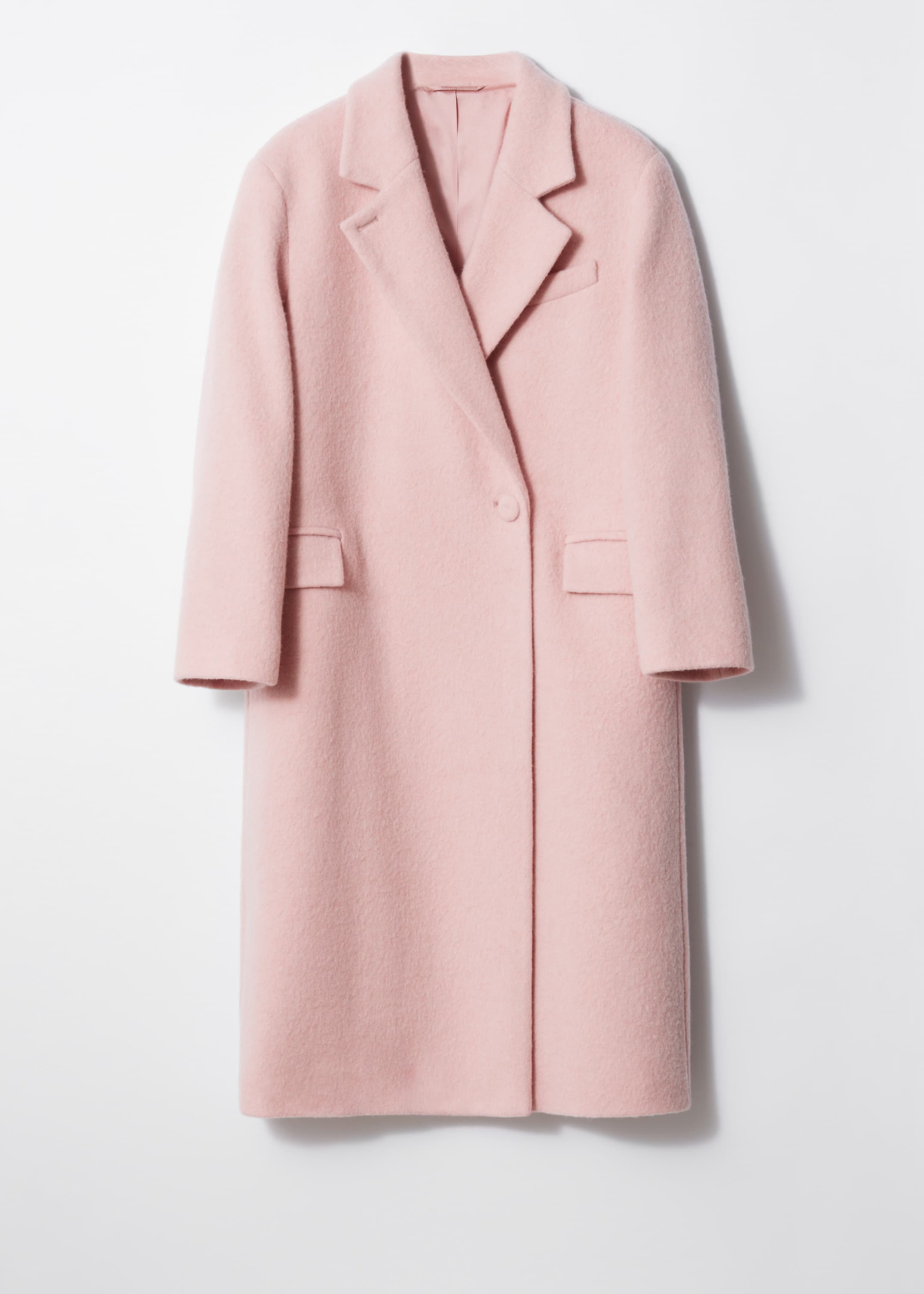 Agrandir l'image: Manteau en laine à double boutonnage - Rose clair - FEMME | H&M CH 2