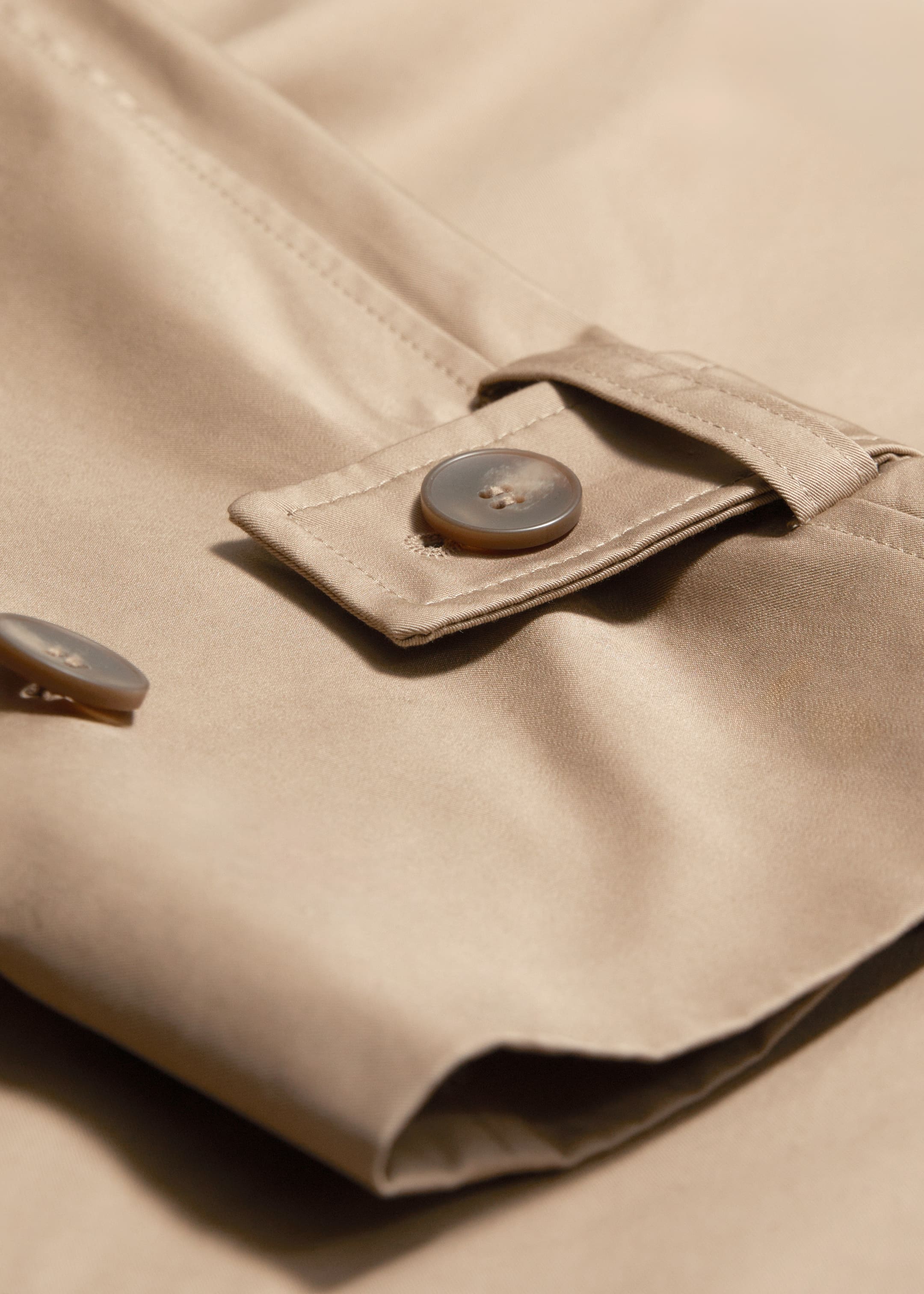 Ingrandisci l'immagine: Short Trench Coat Jacket - Beige - DONNA | H&M CH 3