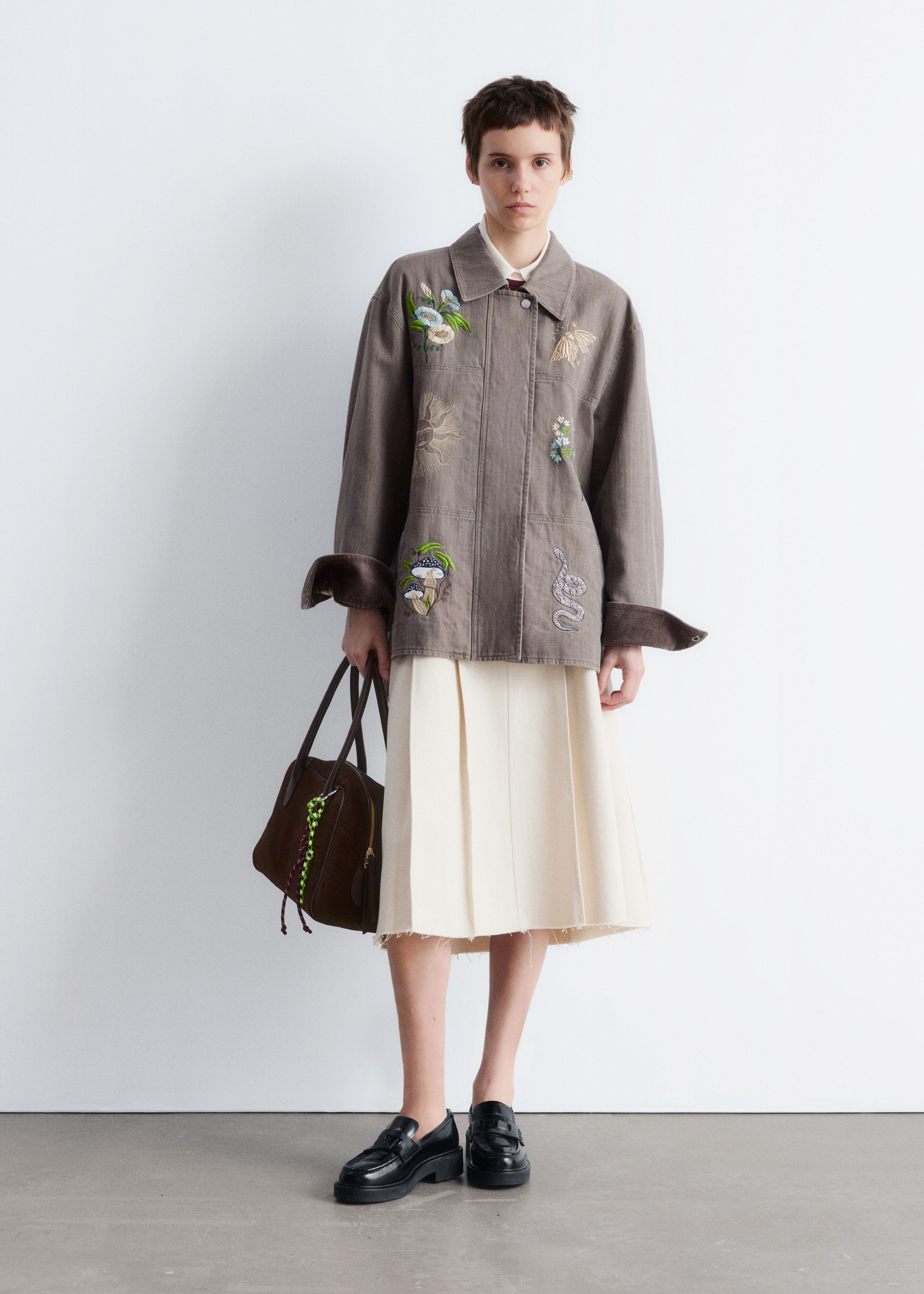 “& Other Stories” パッチポケットコート KhakiGreen and-other-stories-patch-pocket