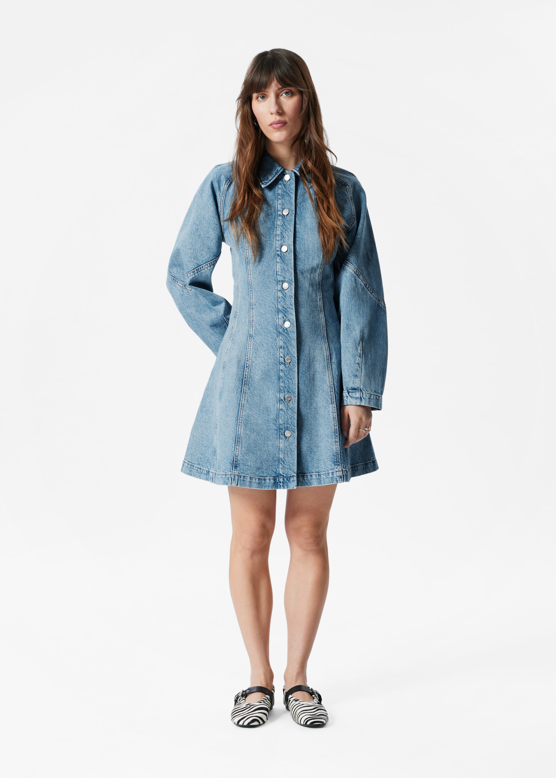 Visualizza immagine più grande: Mini chemisier in denim - Azzurro - DONNA | H&M IT 4