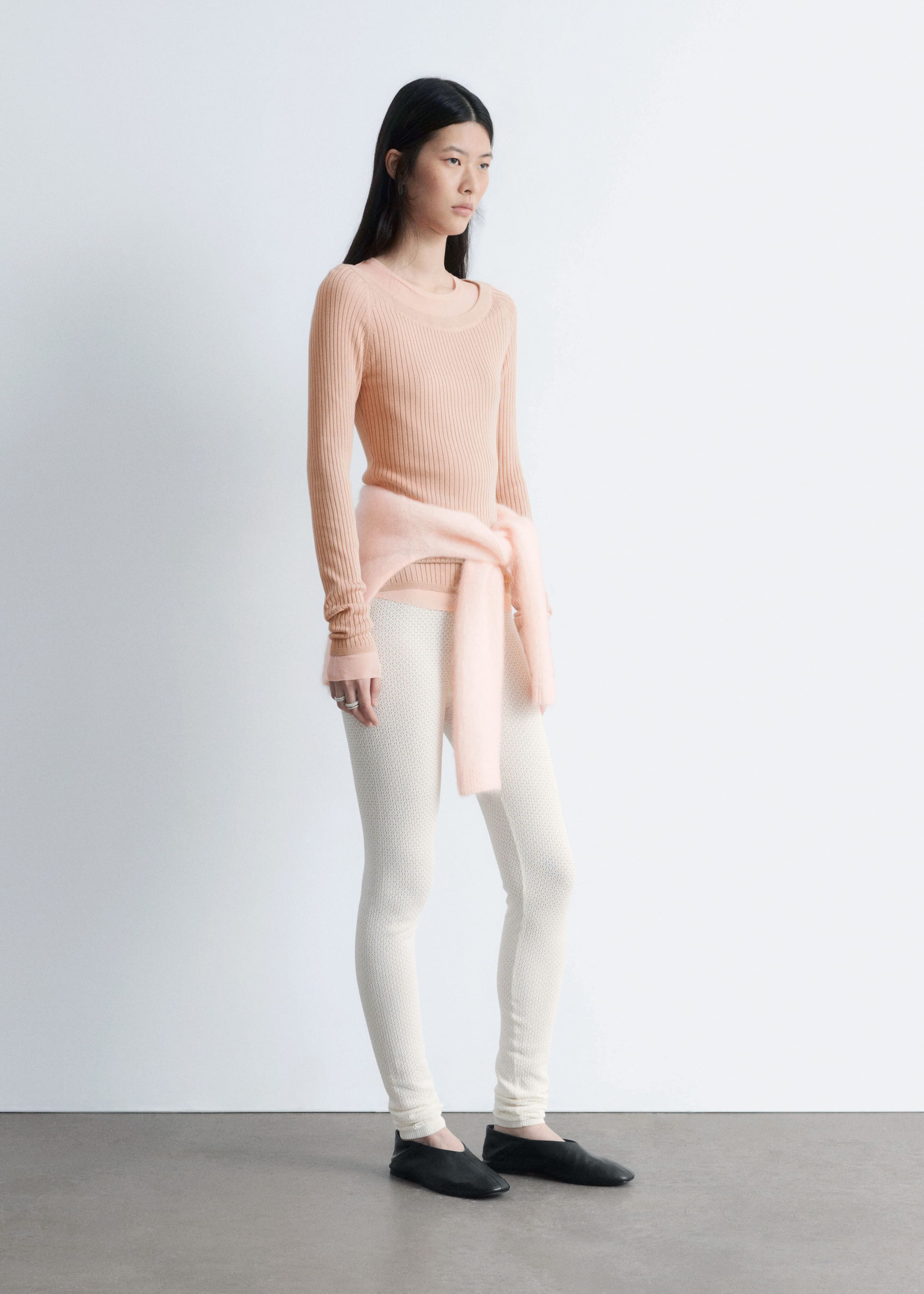 Image of Ribbstickad topp med båtringning