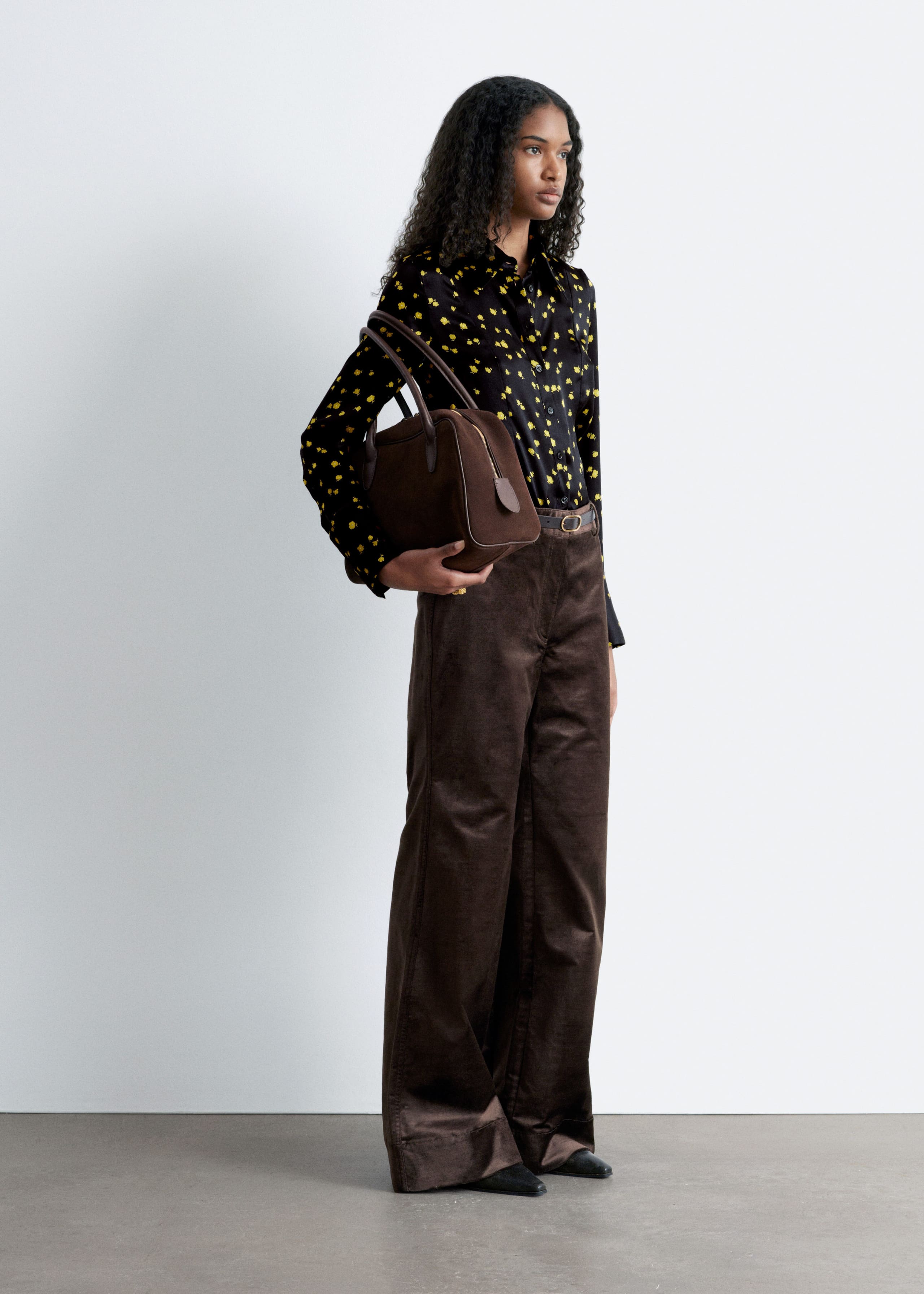 Image of Tapered Silk Shirt