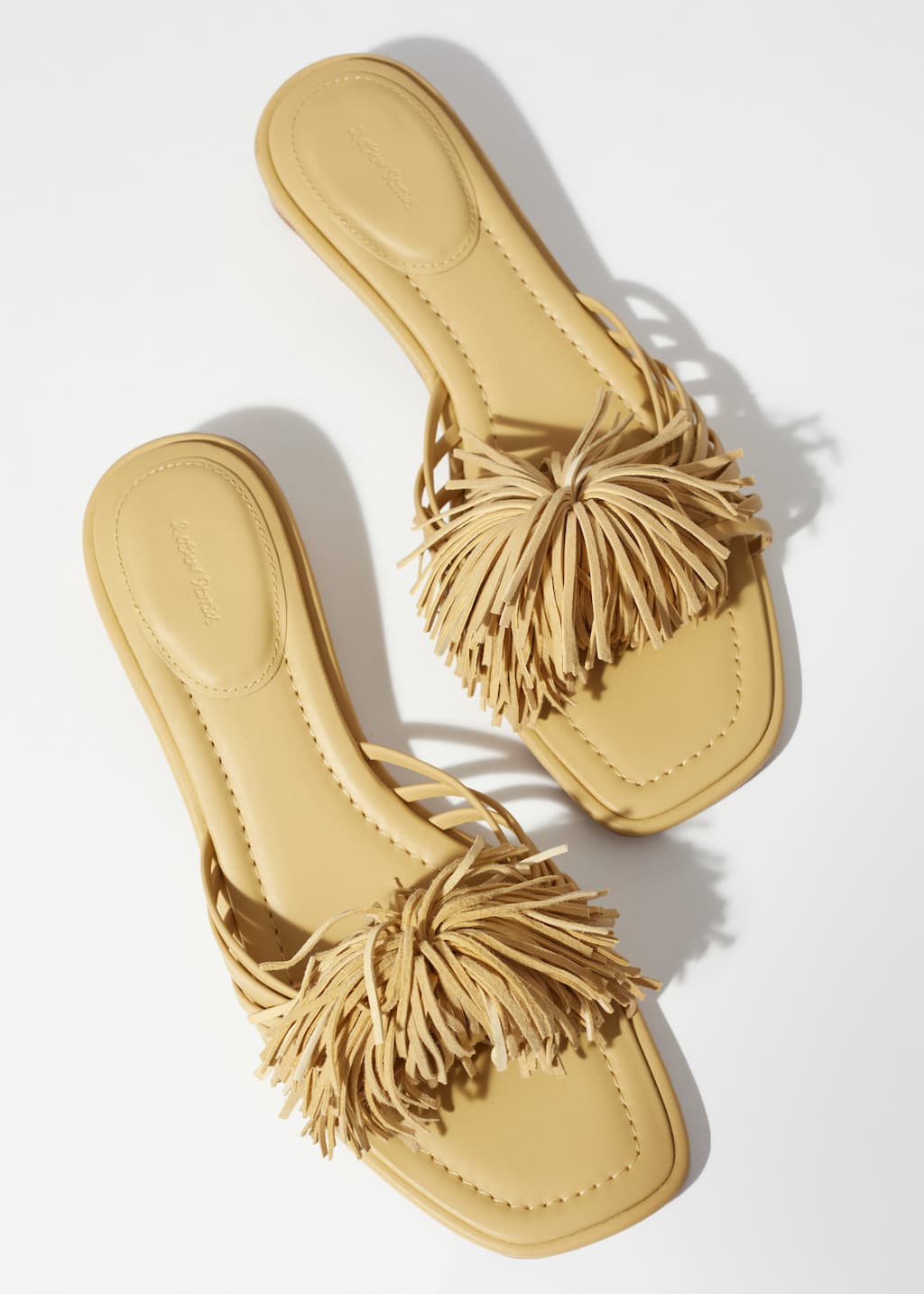 Image of Tasseled Leather Slides