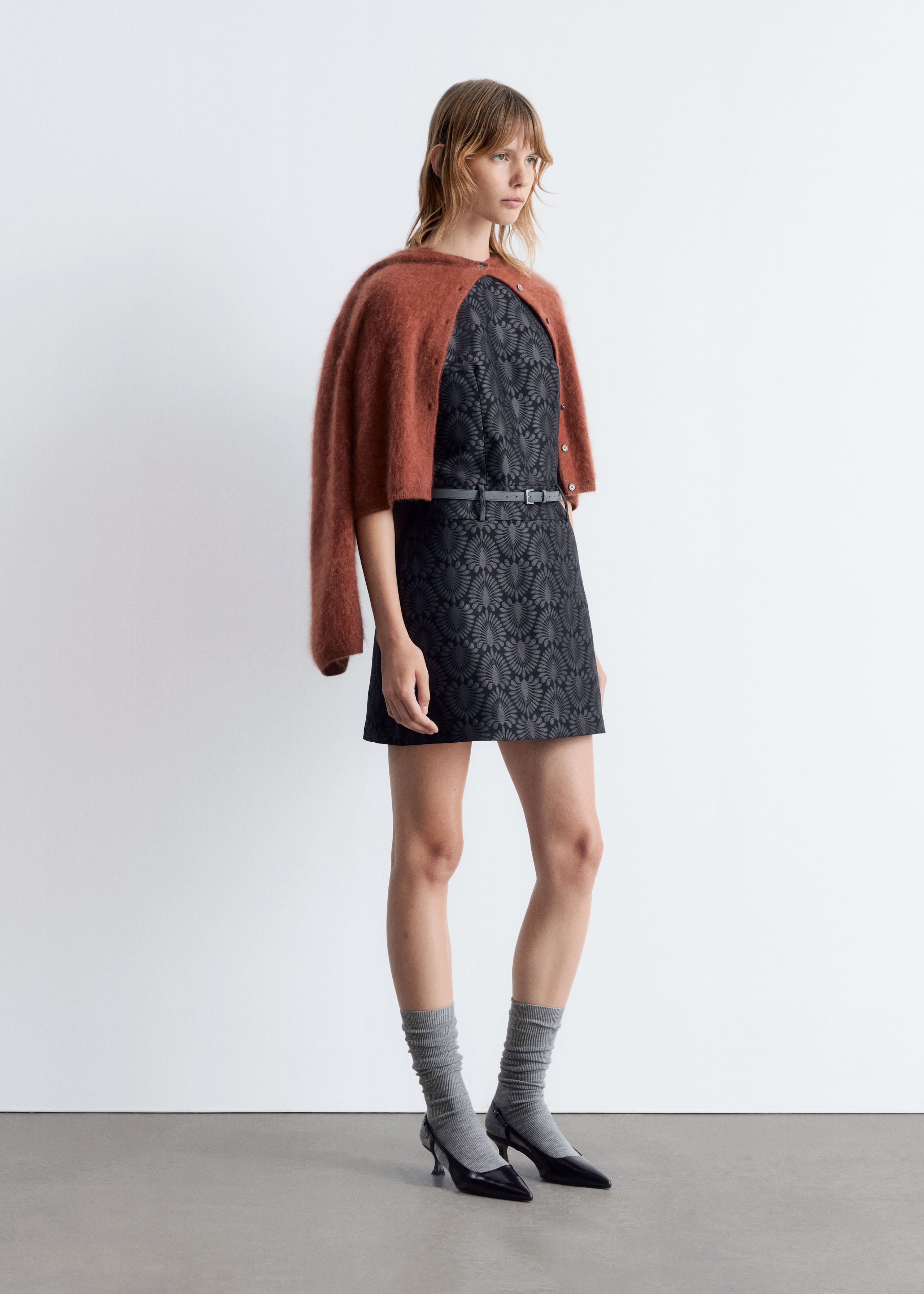 Image of Minikleid aus Brokat
