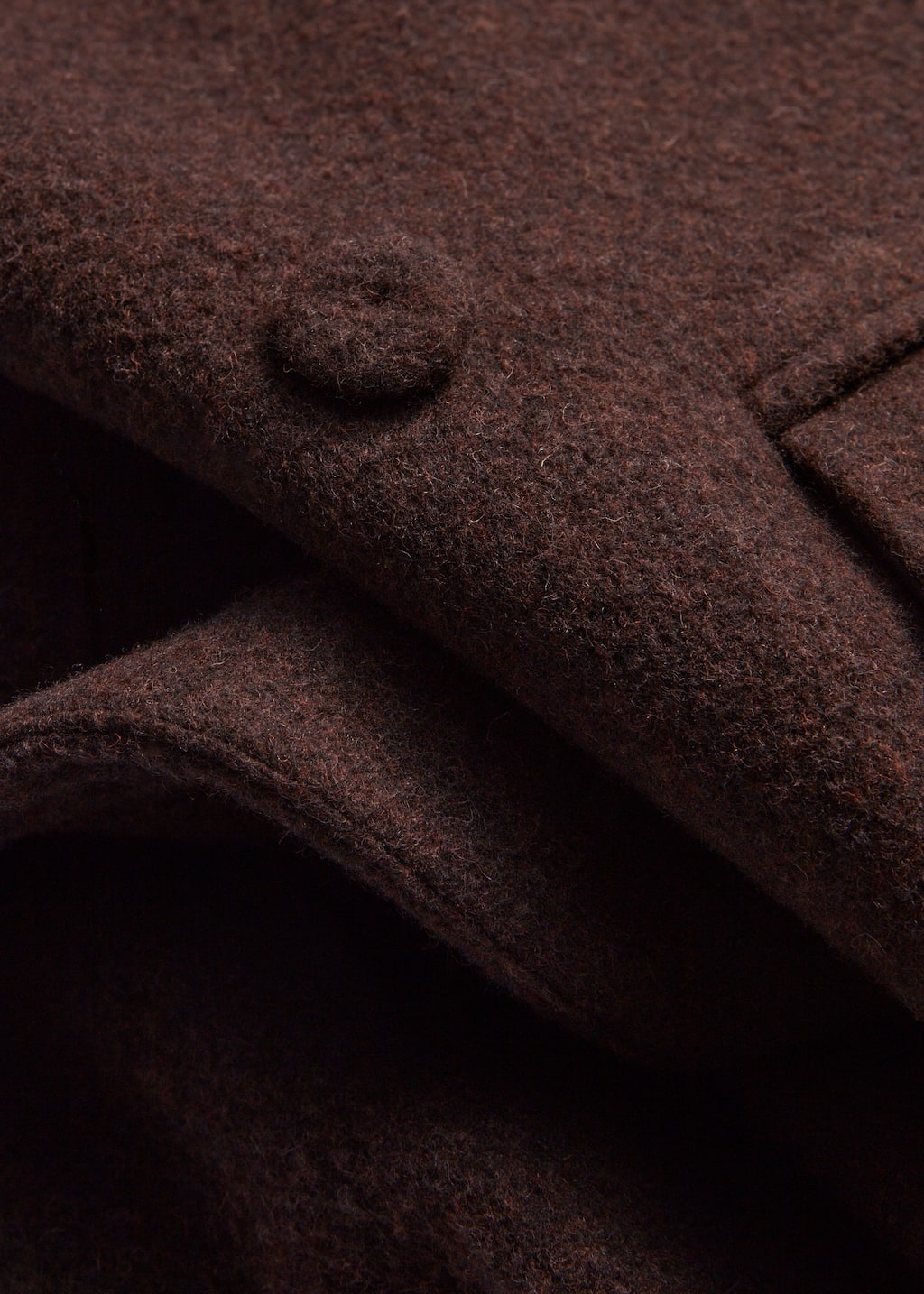 Double-Breasted Wool Coat - {{variantName}} - Descriptive Detail