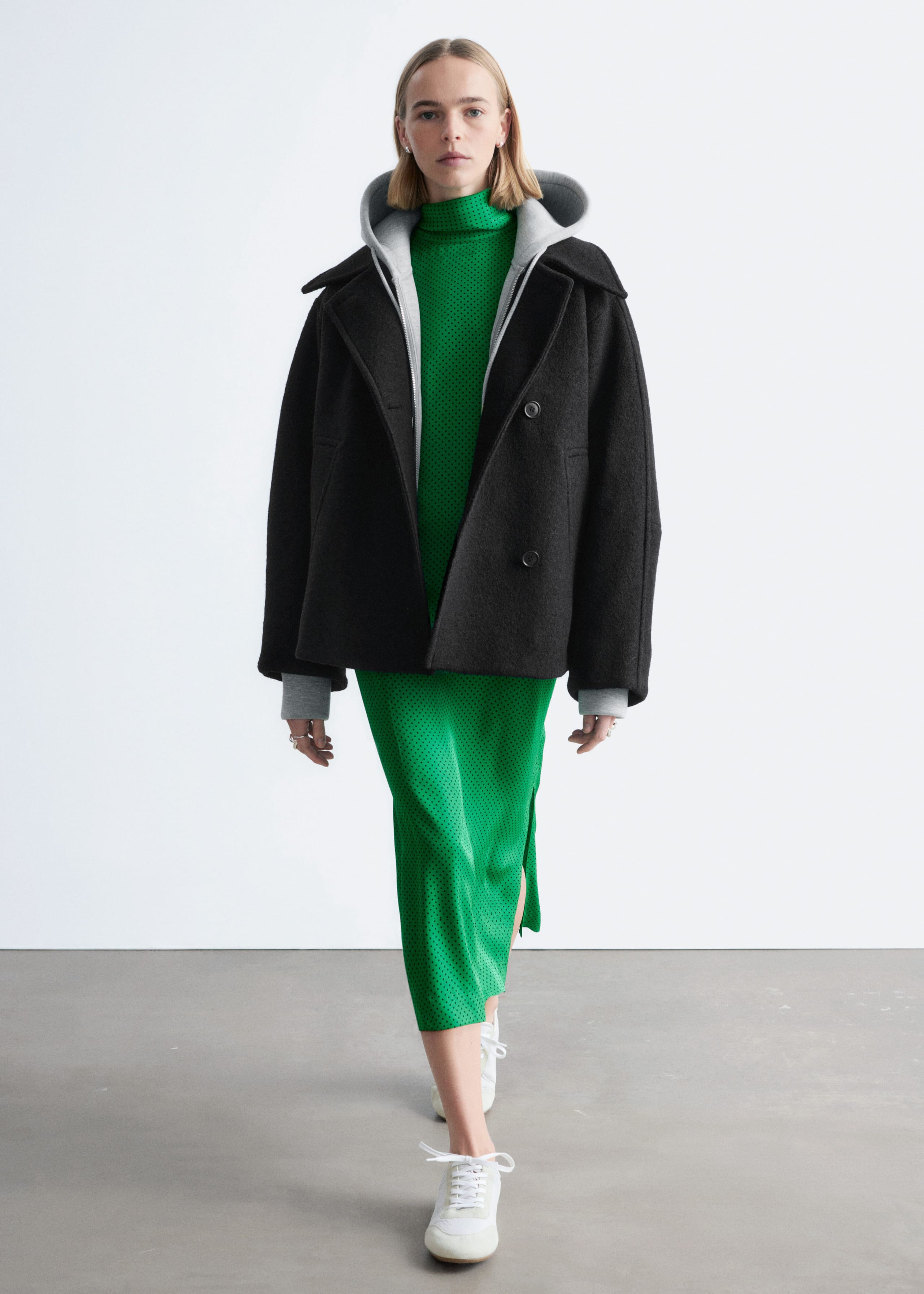 Image of Oversized Wool Jacket