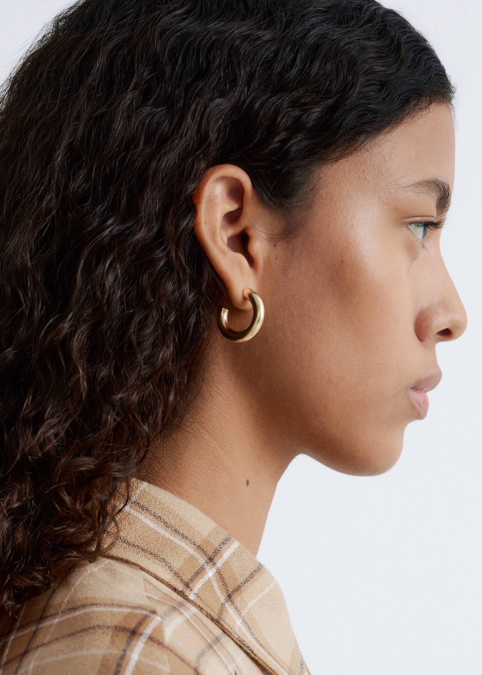 2-pack hoops - Guld/Silver