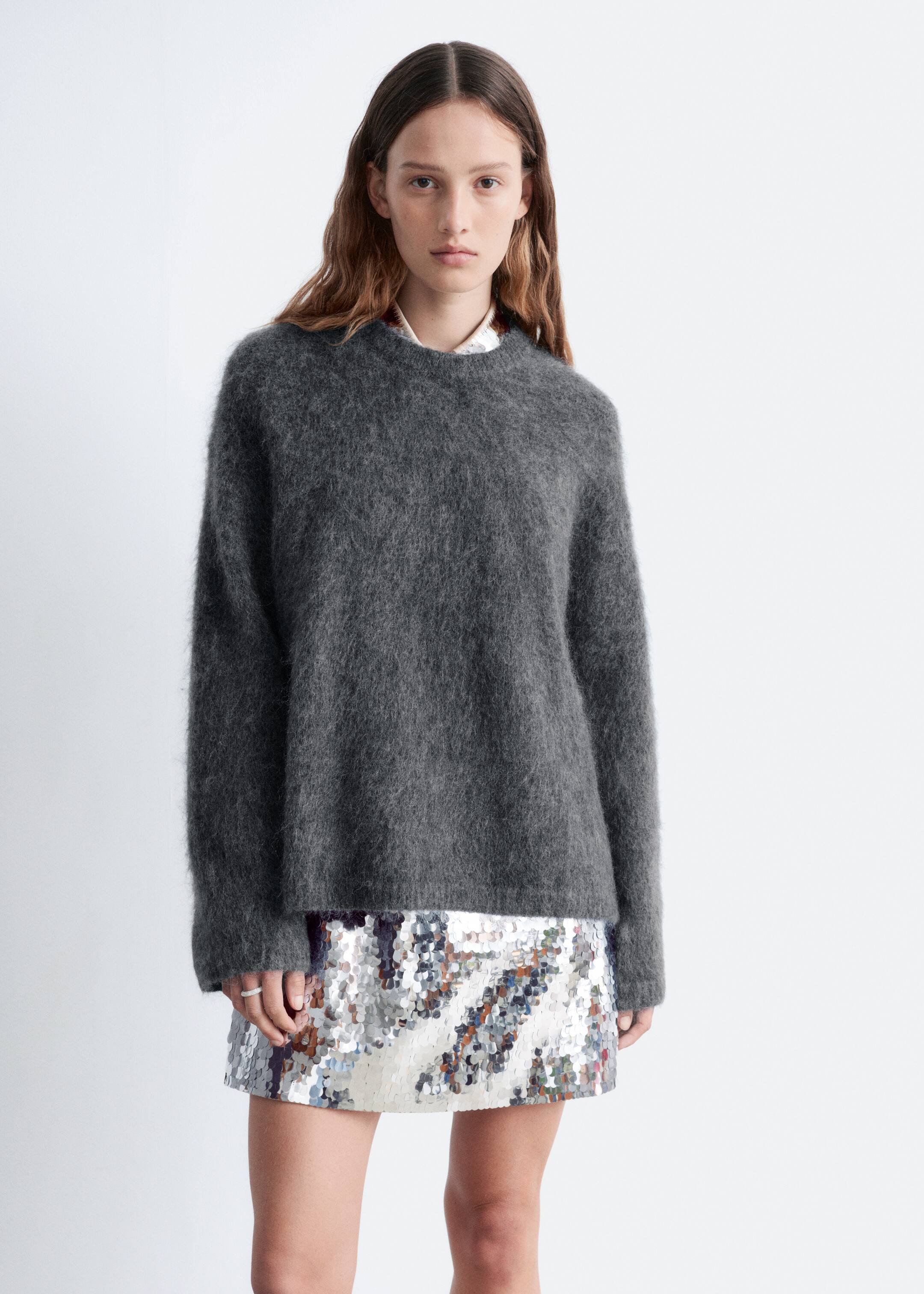 Grotere afbeelding bekijken: Mohair-Blend Jumper - Donkergrijs - DAMES | H&M BE 2
