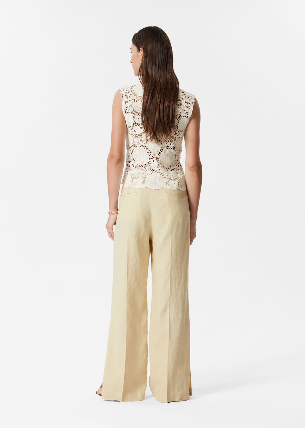 Image of Pantalon habillé en lin