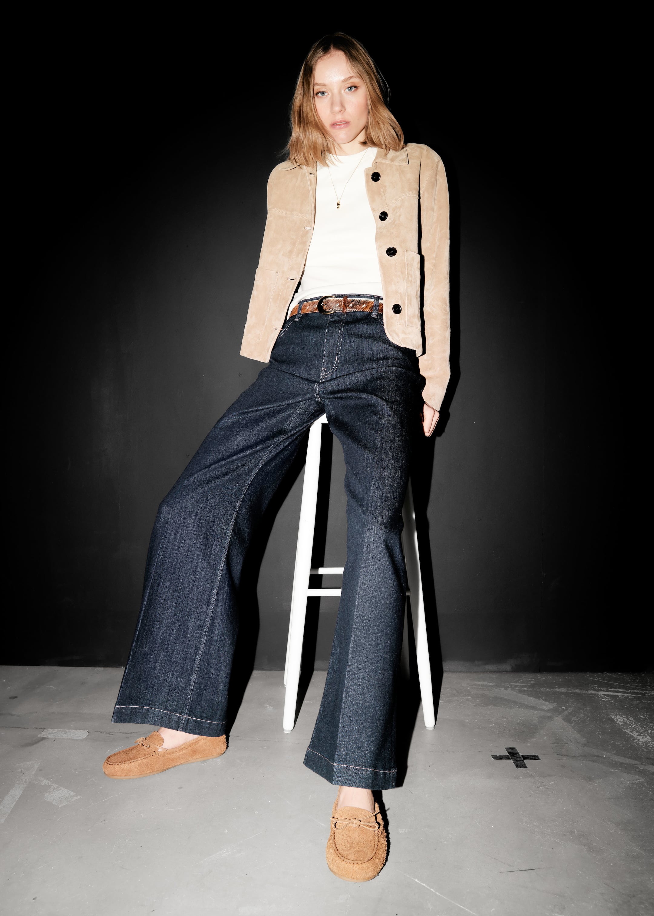 Visualizza immagine più grande: Mocassini in morbida pelle scamosciata - Marrone - DONNA | H&M IT 1