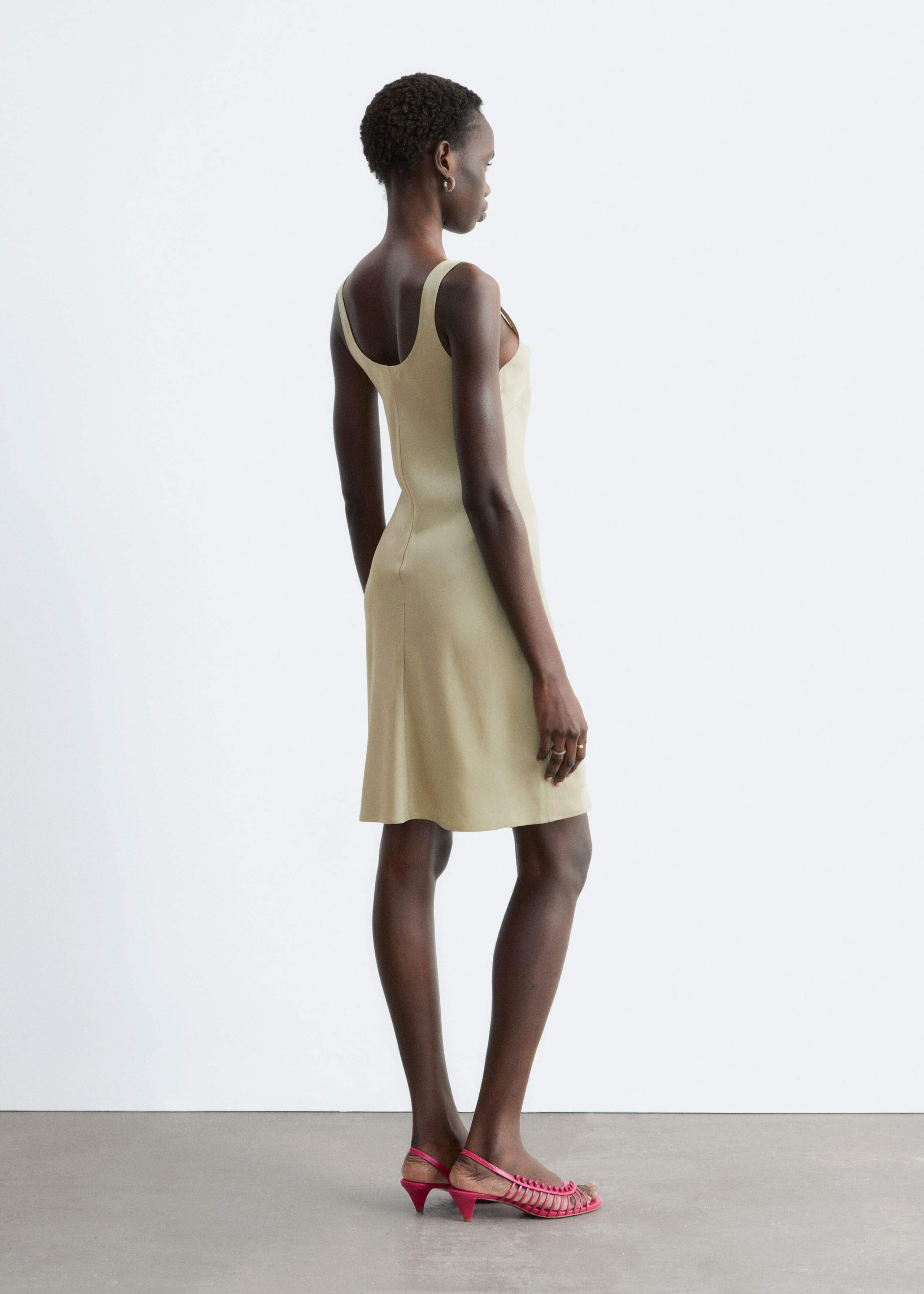 Image of Satin Slip Mini Dress