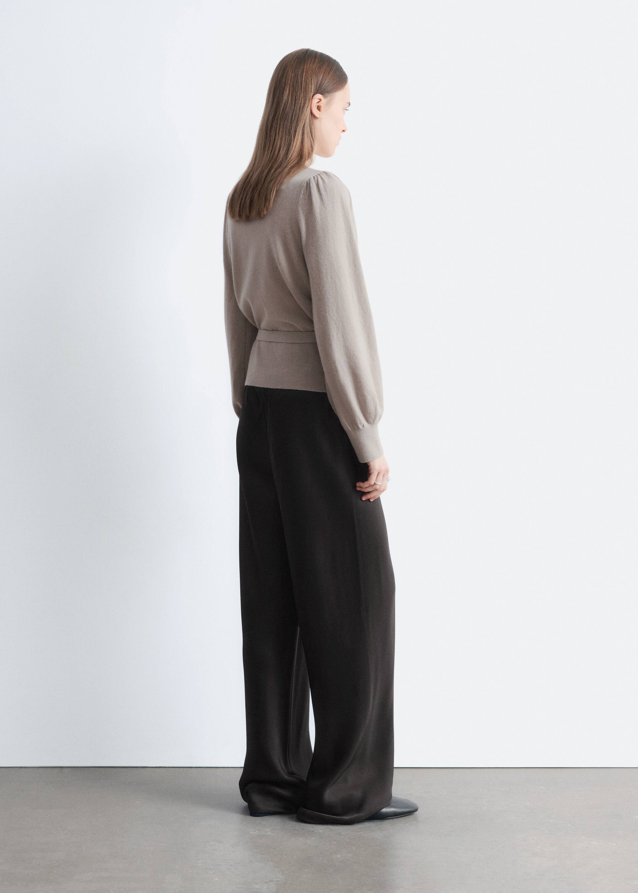 Ver imagem maior: Casaco de malha de lã merino - Bege acinzentado claro - SENHORA | H&M PT 6