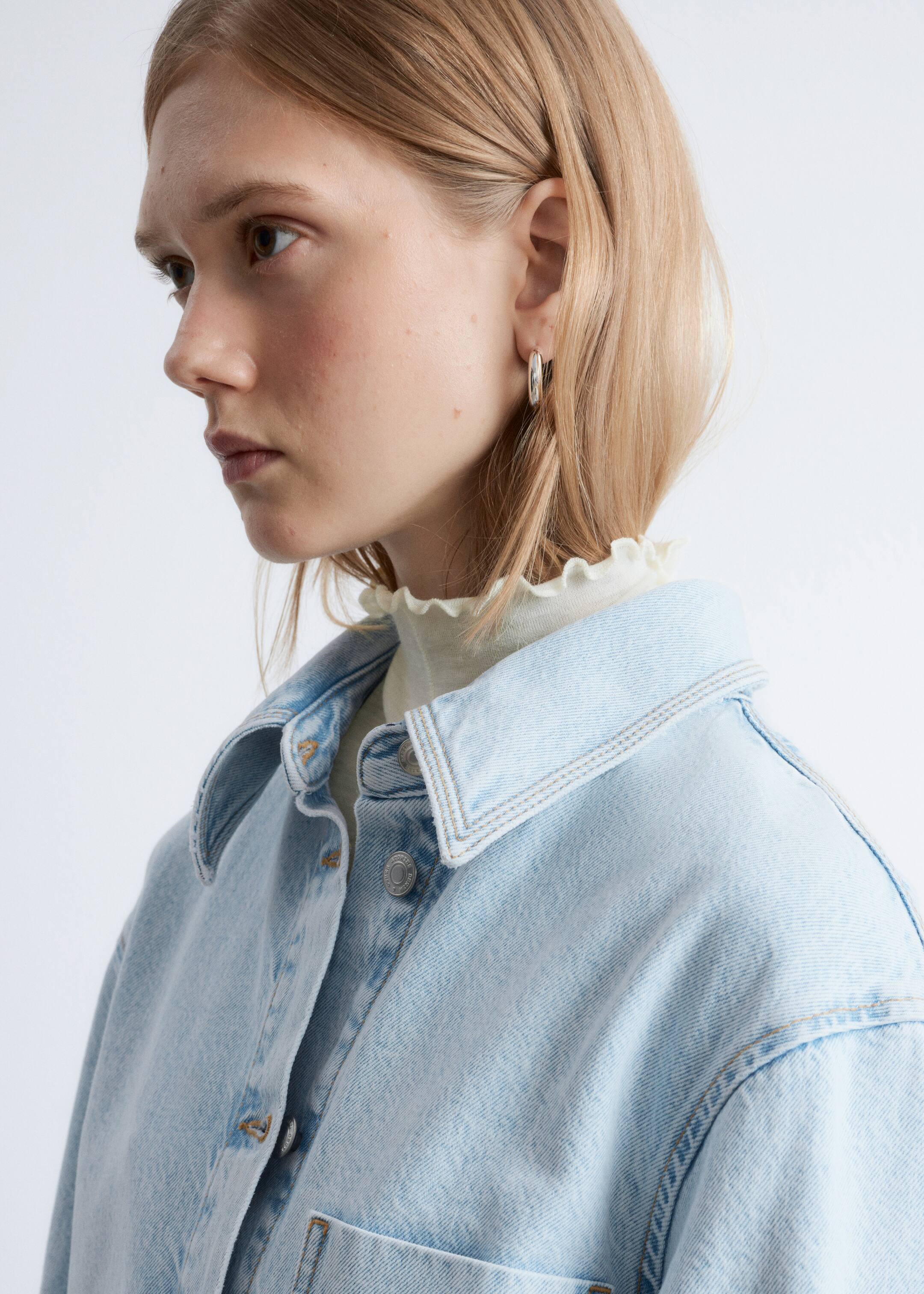 View larger image: Oversized Denim Shirt - Light Blue - Ladies | H&M GB 2