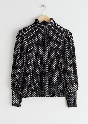 Black Polka Dots