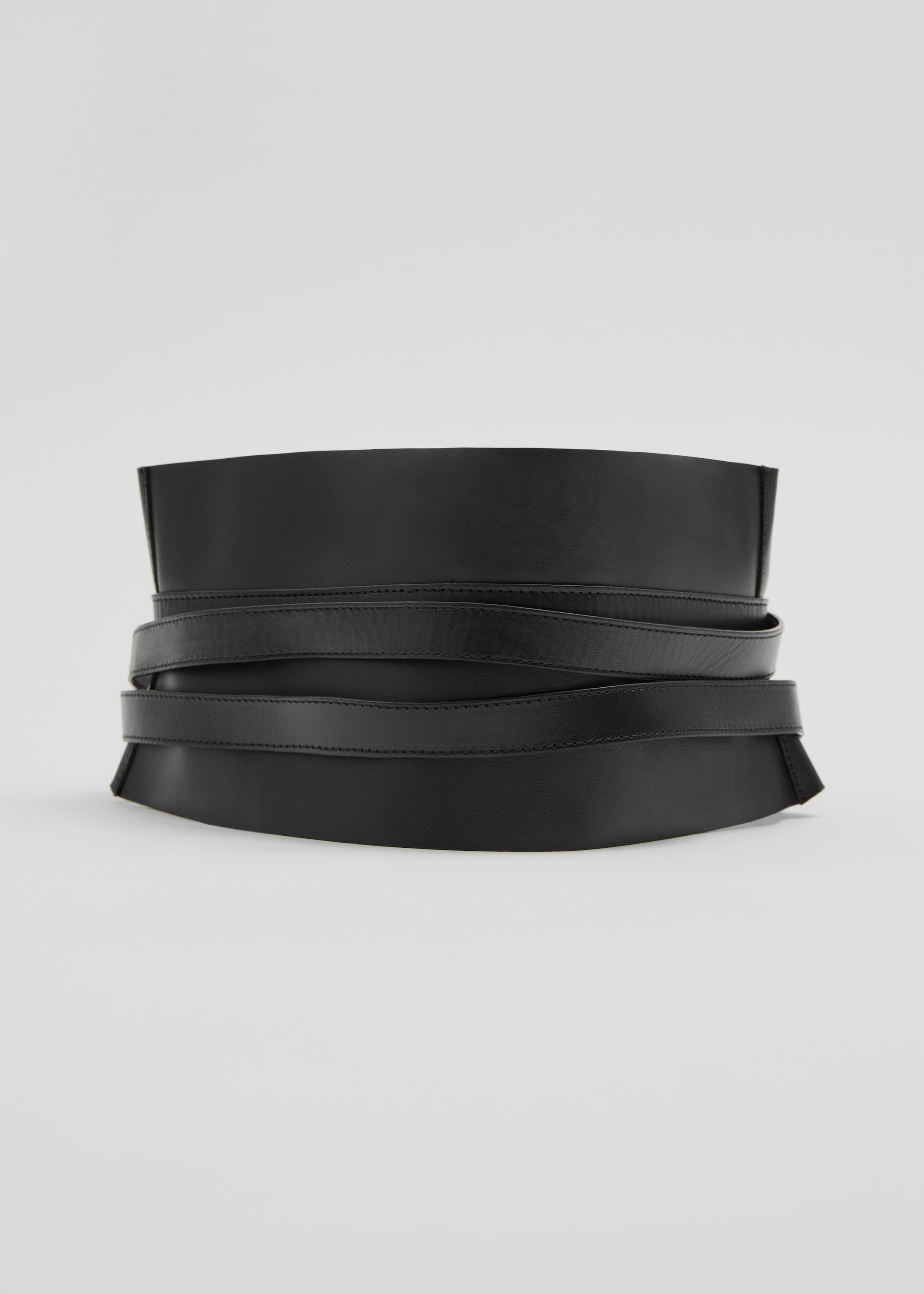 View larger image: Corset Leather Belt - Black - Ladies | H&M GB 1