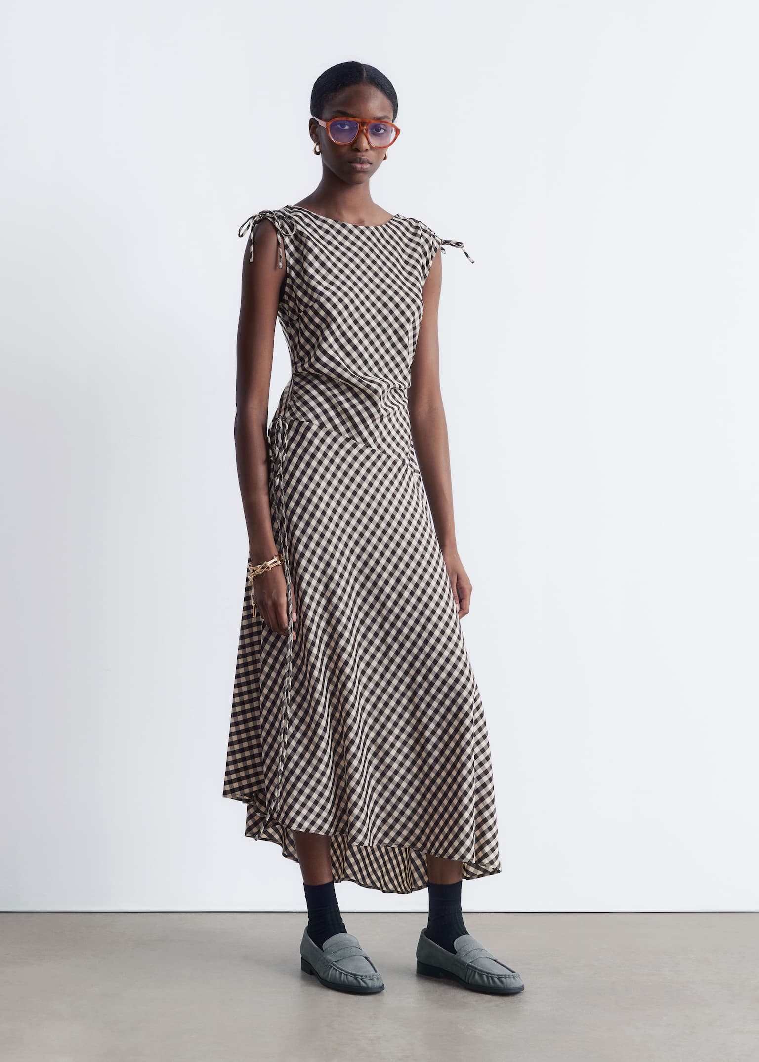 Penny-loafers - Lysegrå/Sort/Brun/Lysegul/Sort - 6