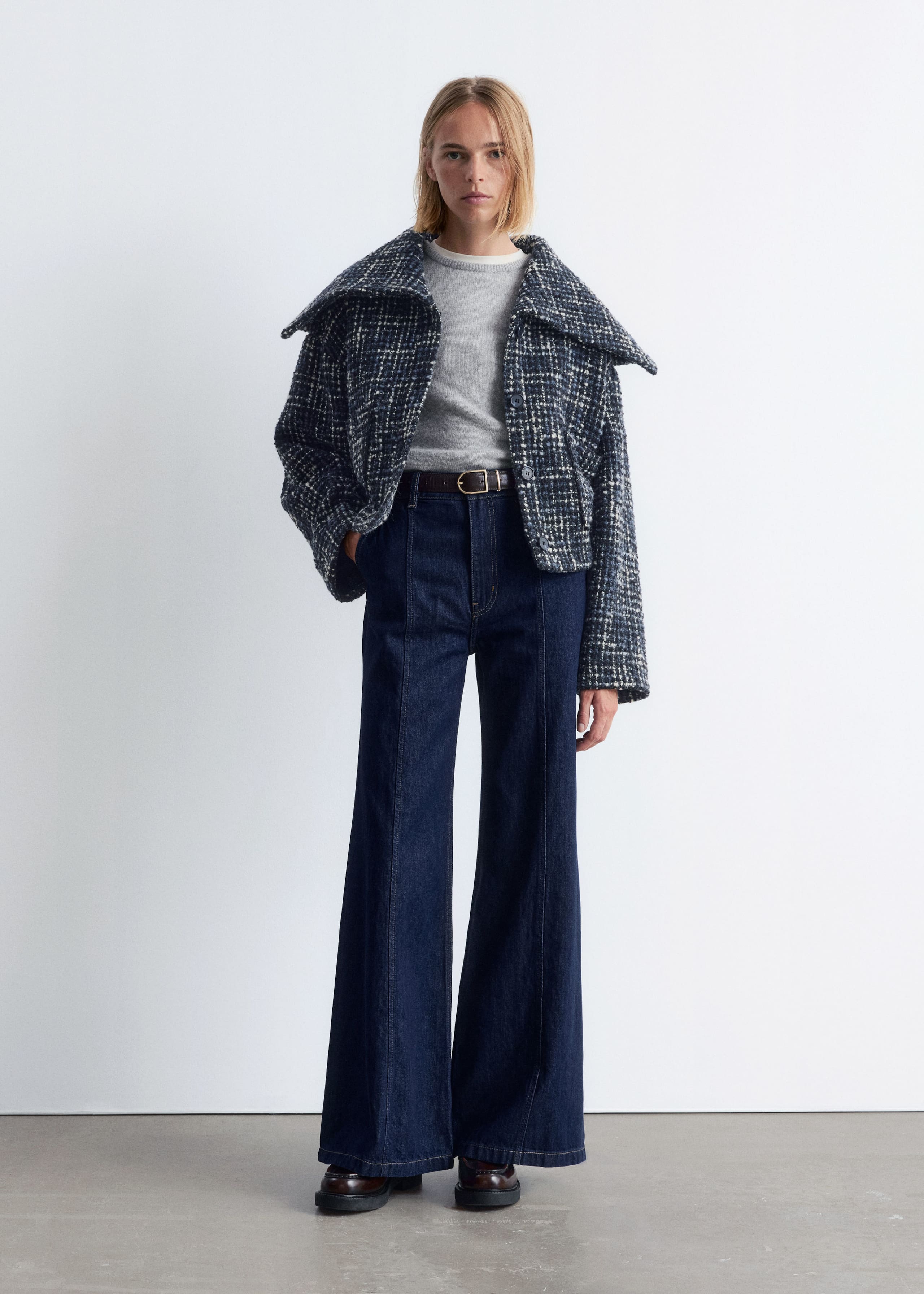 Image of Cropped Wool Jacket