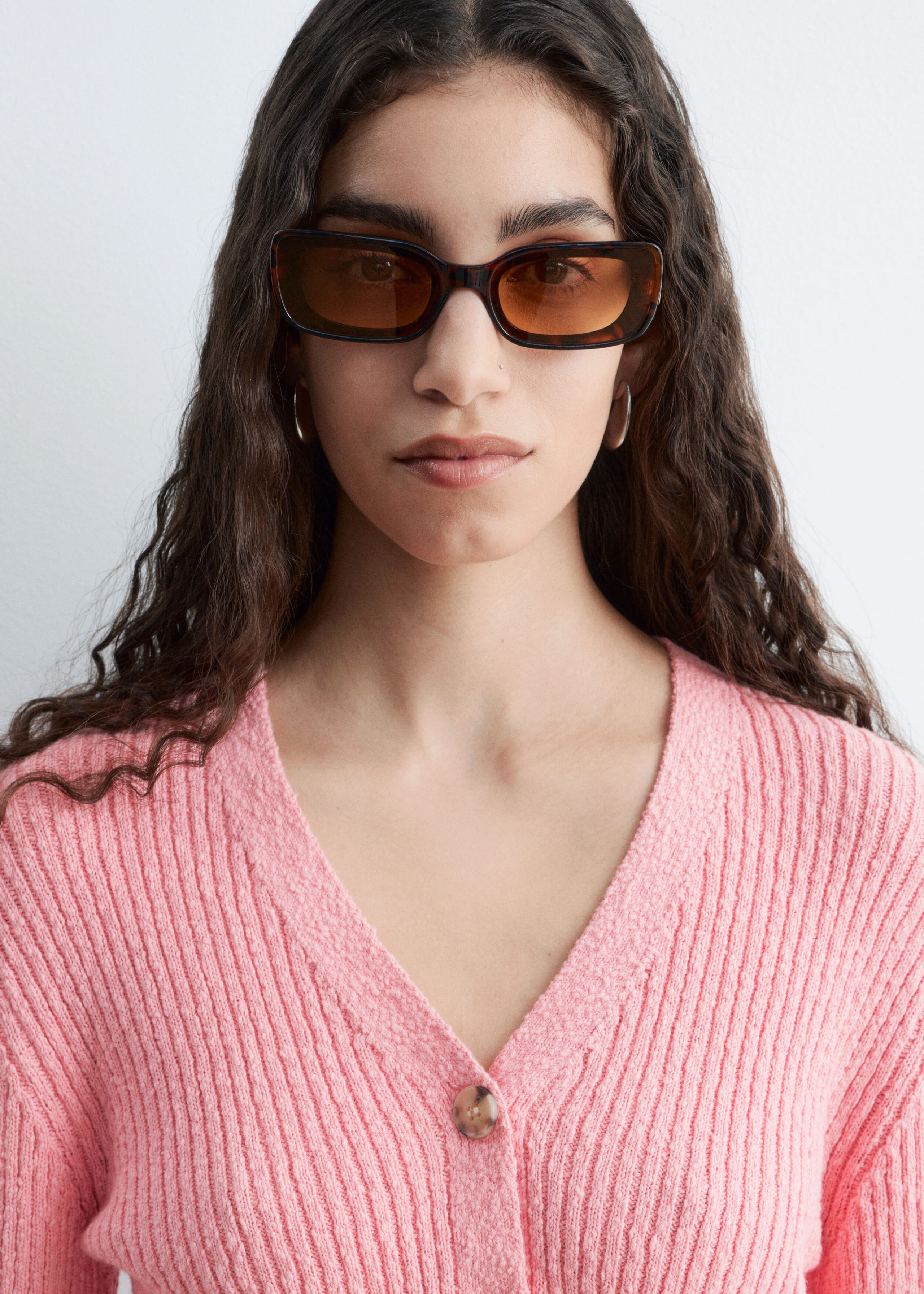 Image of Ribbed Cotton Cardigan